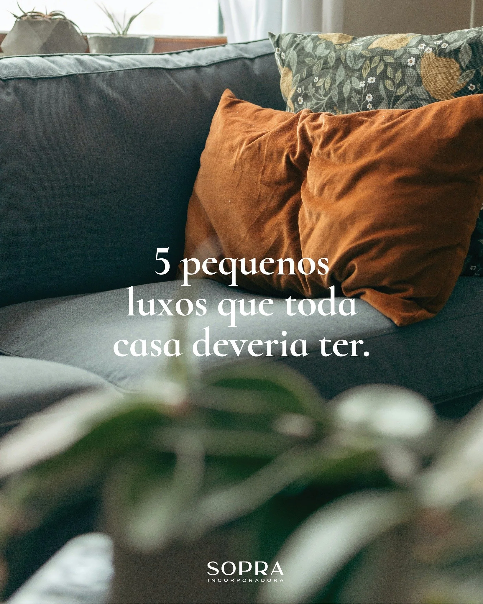 Muito al&eacute;m de objetos caros de decora&ccedil;&atilde;o ou materiais sofisticados de constru&ccedil;&atilde;o, os pequenos luxos do cotidiano est&atilde;o muito mais ligados &agrave;s emo&ccedil;&otilde;es do que a valores propriamente ditos. C