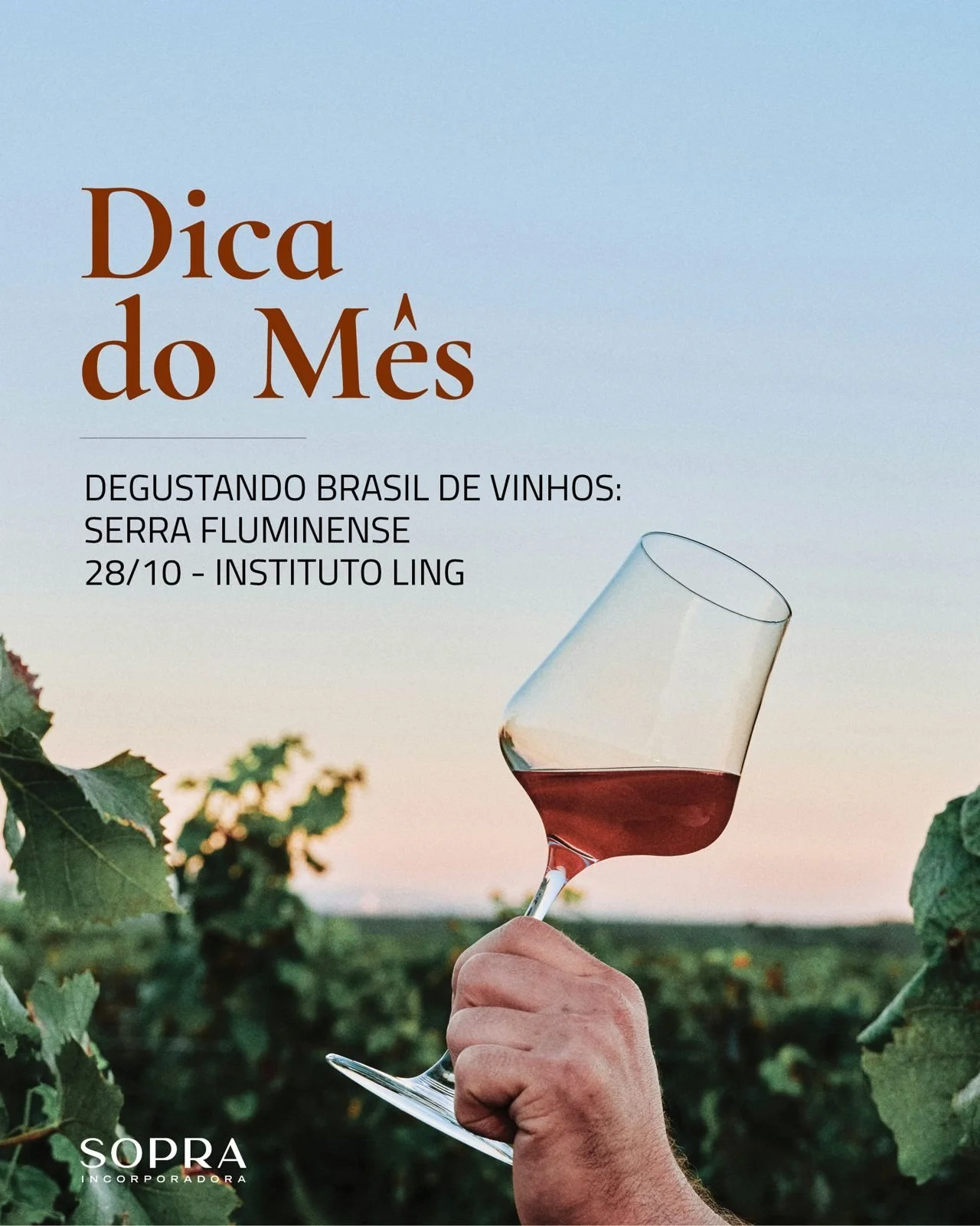 Nesta edi&ccedil;&atilde;o do Degustando Brasil de Vinhos, os participantes ter&atilde;o a oportunidade de provar cinco r&oacute;tulos elaborados em diferentes regi&otilde;es do estado do Rio de Janeiro, explorando suas singularidades, processos de p