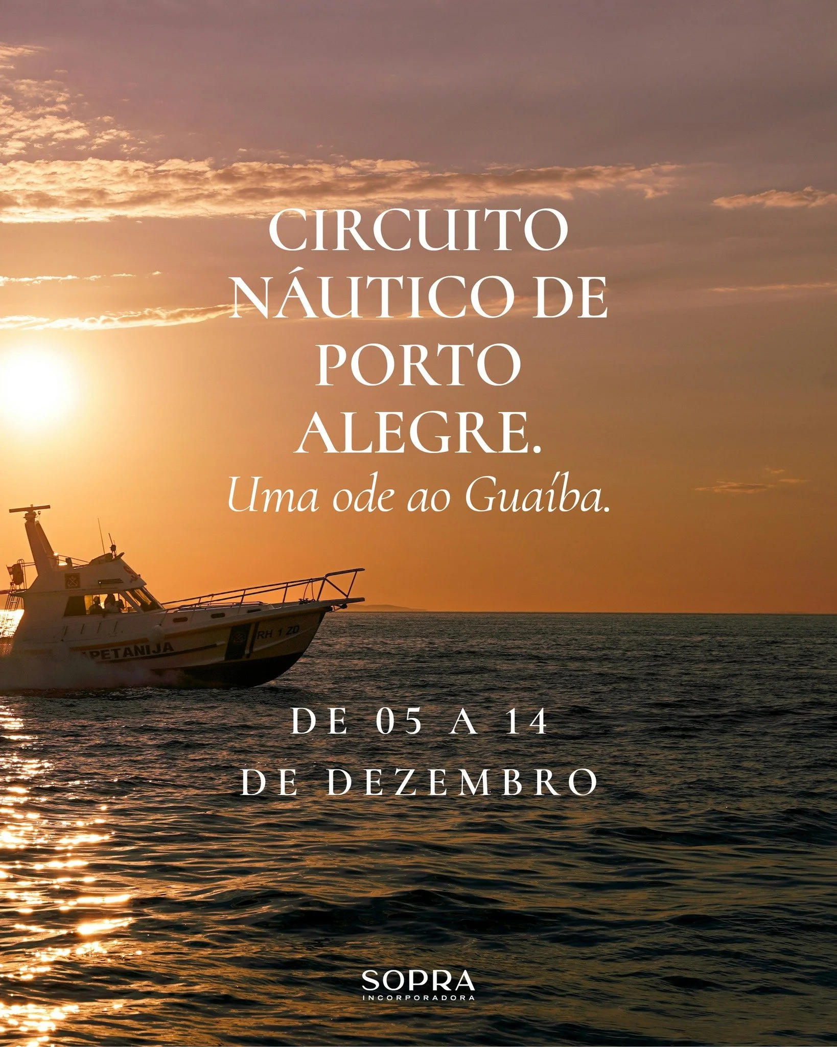 O Circuito N&aacute;utico de Porto Alegre &eacute; um evento muito especial que integra esporte, cultura, turismo e sustentabilidade em dez dias de experi&ecirc;ncias &agrave; beira do Gua&iacute;ba. 

Haver&aacute; regatas, exposi&ccedil;&otilde;es,