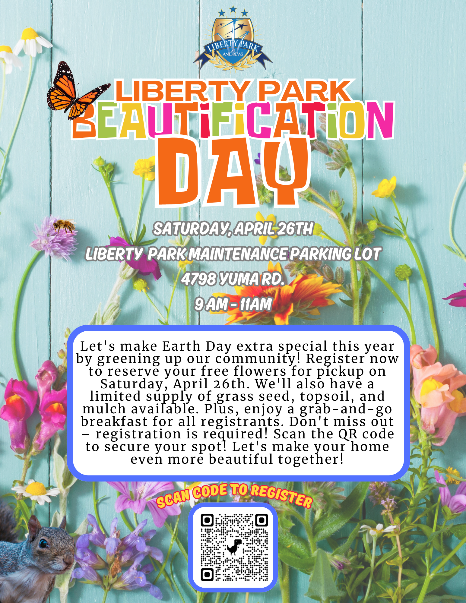 Liberty Park Beautification Day