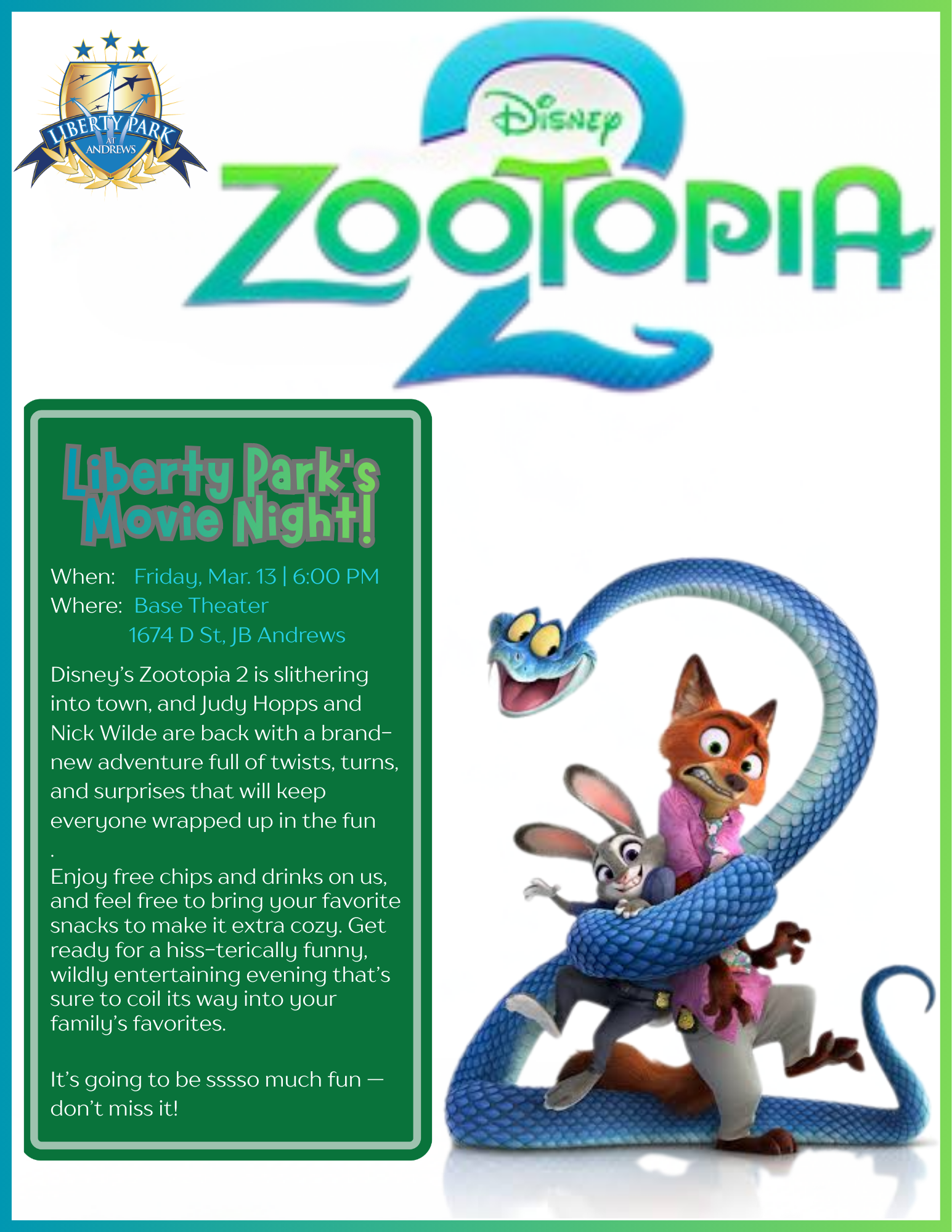 Liberty Park Movie Night