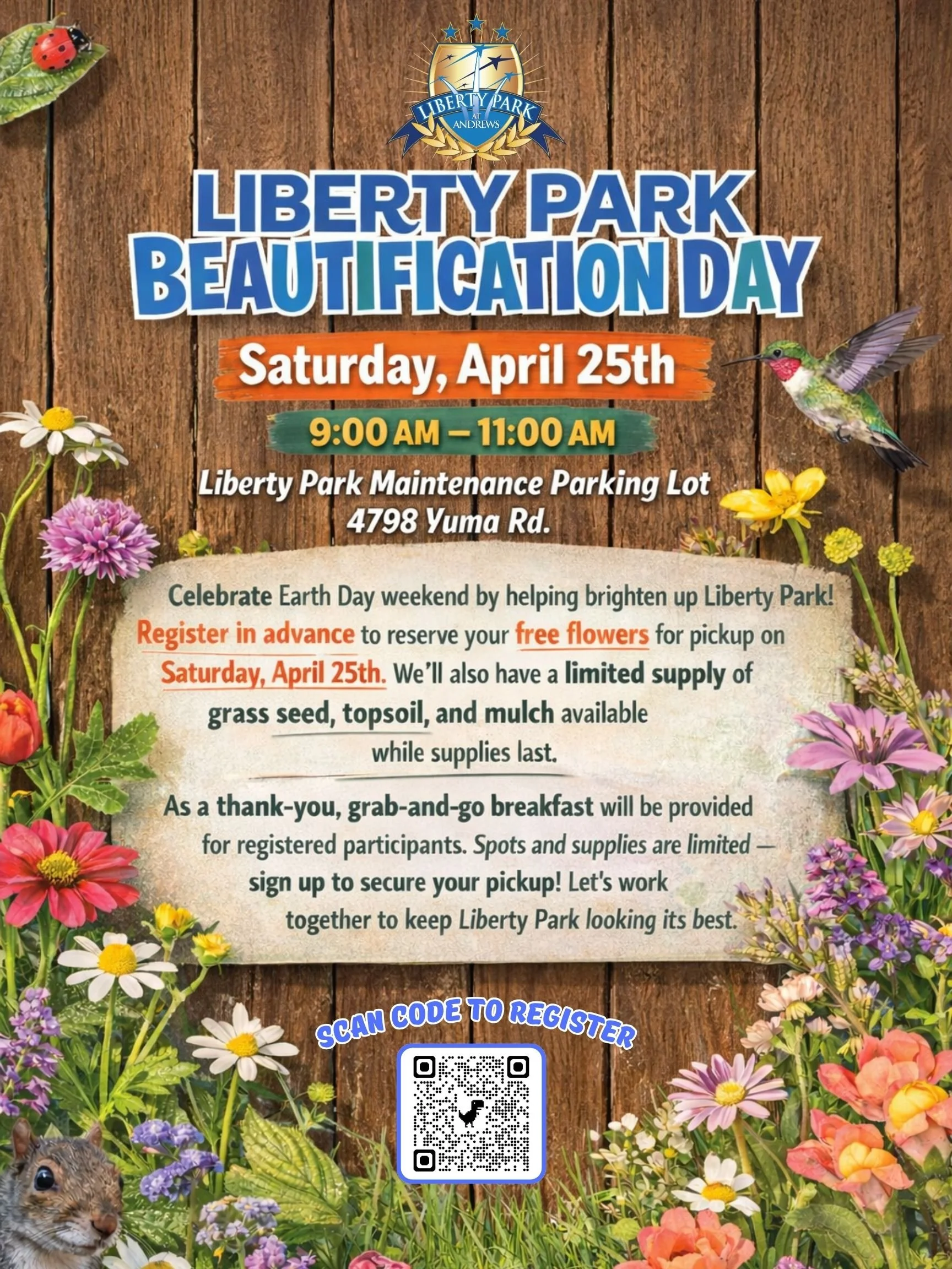 LIBERTY PARK BEAUTIFICATION DAY