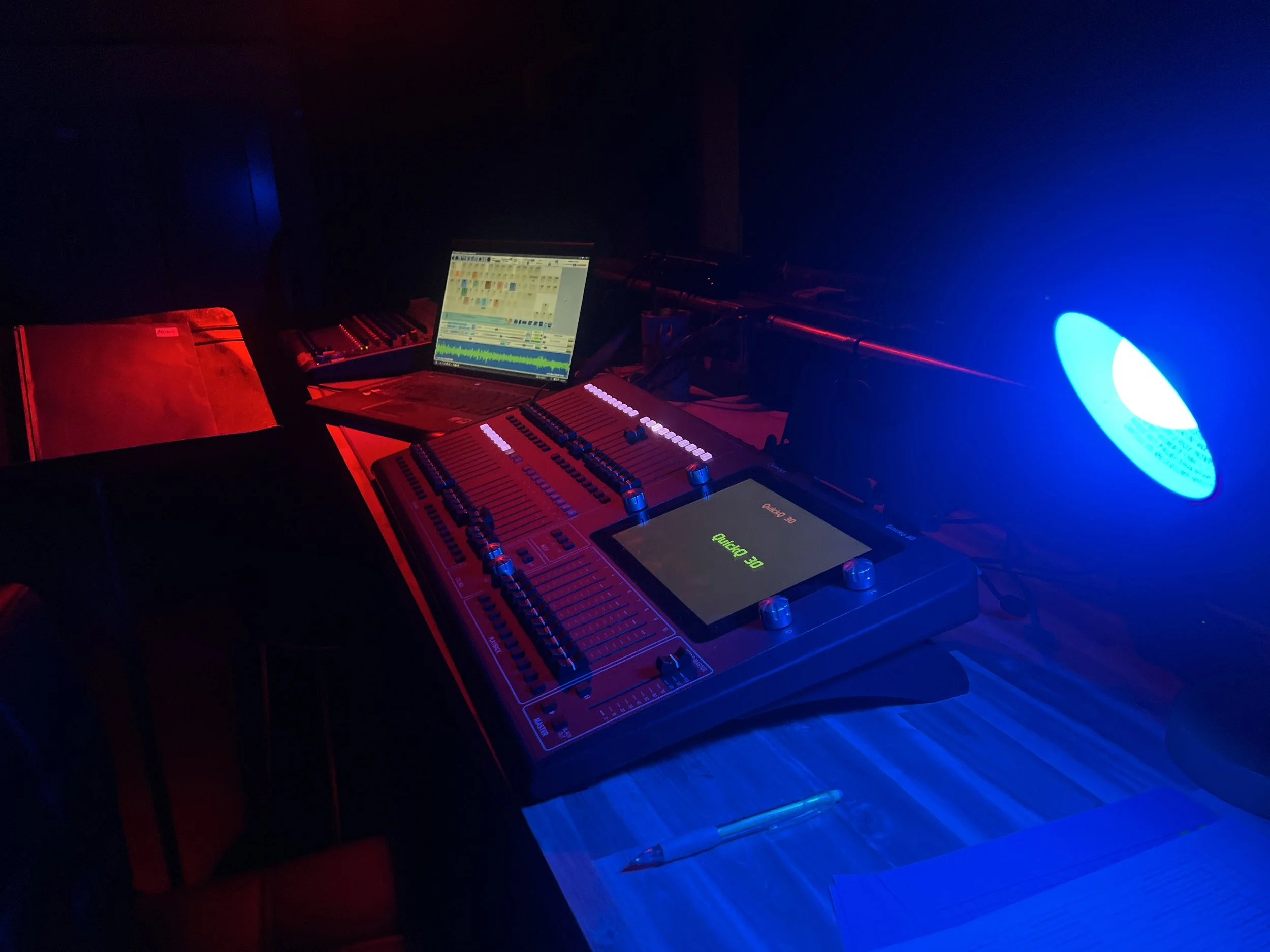 Setting Up in the Tech Booth