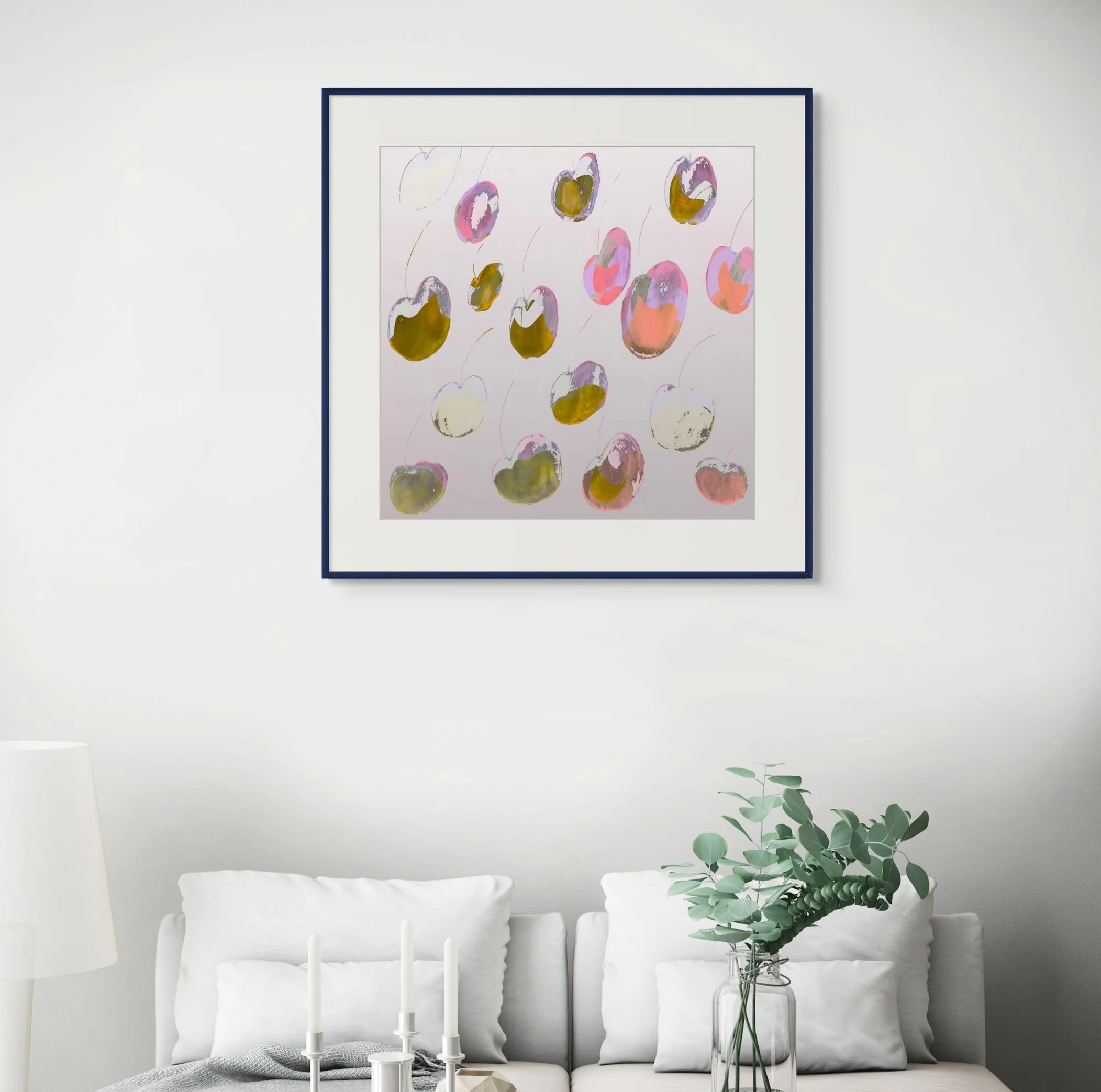 Cherries-from-heaven-Original-Giclee-Painting-Giclee-Canvas-Print-Giclee-Paper-Print-Anne-Segal-Art-Canada-On -Wall.jpg