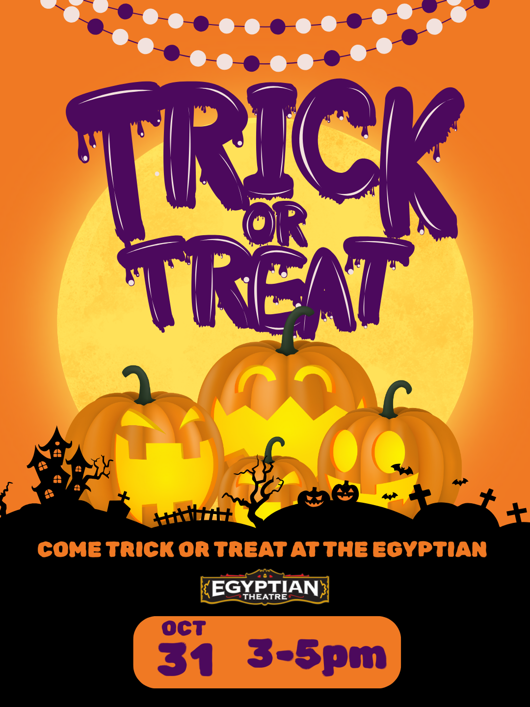 Trick or Treat at the Egyptian