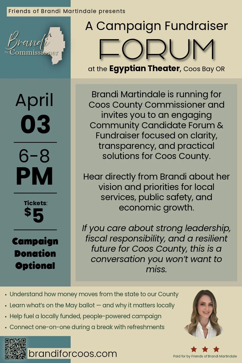 Brandi Martindale for Coos County Commissioner