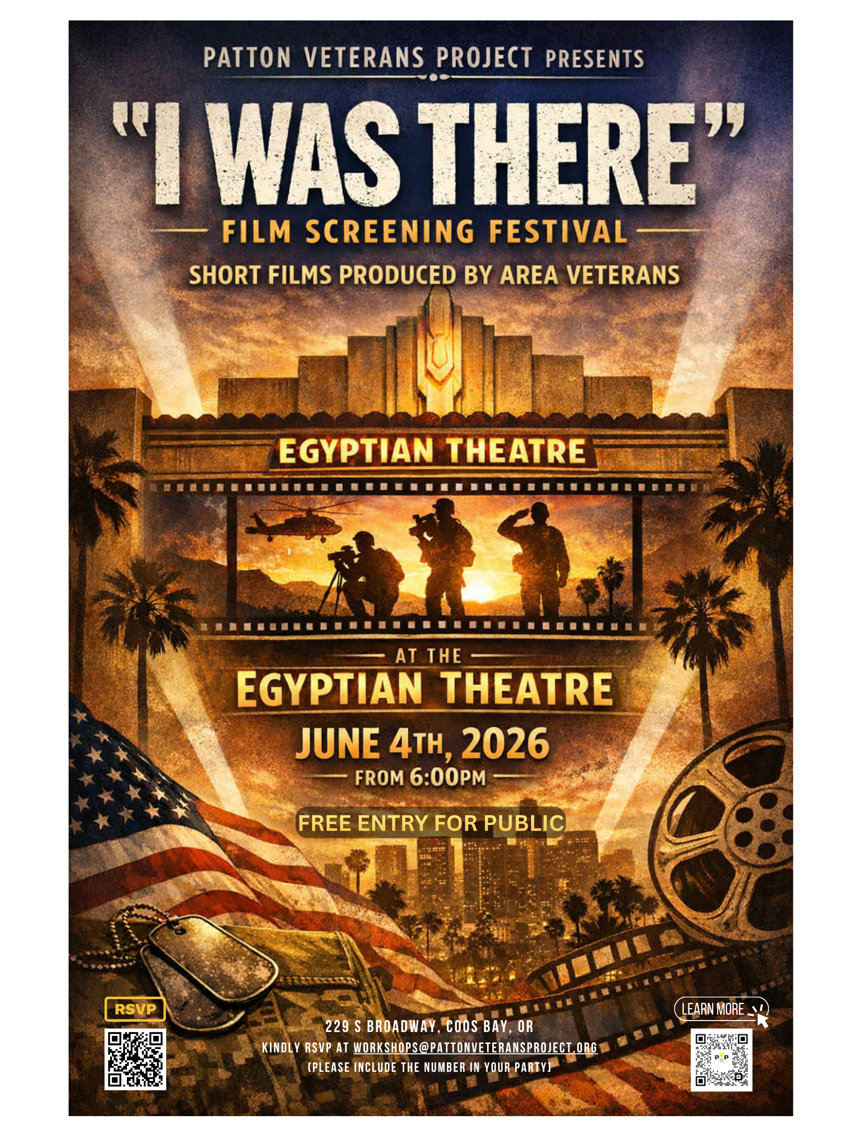 Patton Veterans Project - Film Fest.