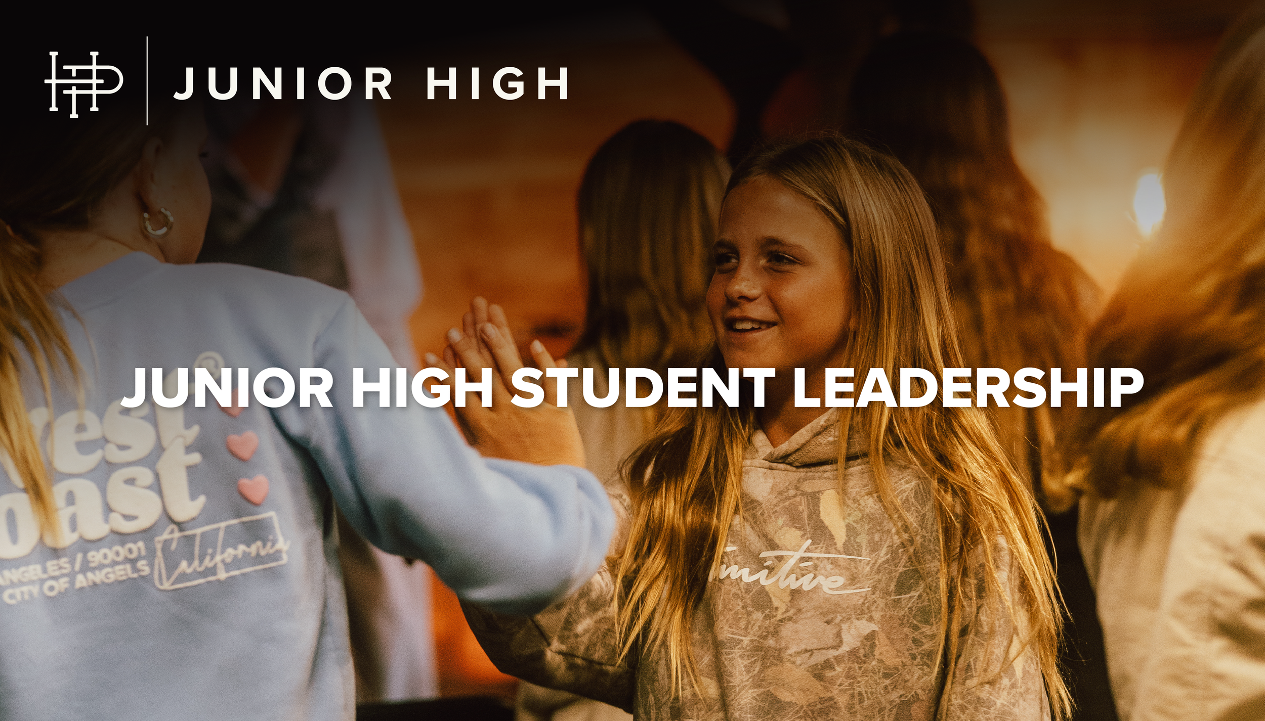  JUNIOR HIGH STUDENT LEADERSHIP • SESSION 2  
Monthly • Thursdays • Oct 2–May 14 | 5:30p