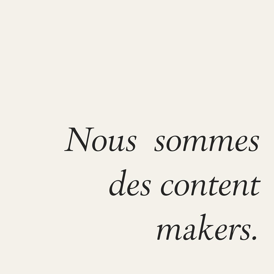 Pour vous, nous cr&eacute;ons du contenu &amp; on adore &ccedil;a ⬇️ 

1️⃣ &Ccedil;a commence par notre comp&eacute;tence de matchmaker.
On identifie le community manager en affinit&eacute; avec votre coeur de m&eacute;tier, car cr&eacute;er du conte