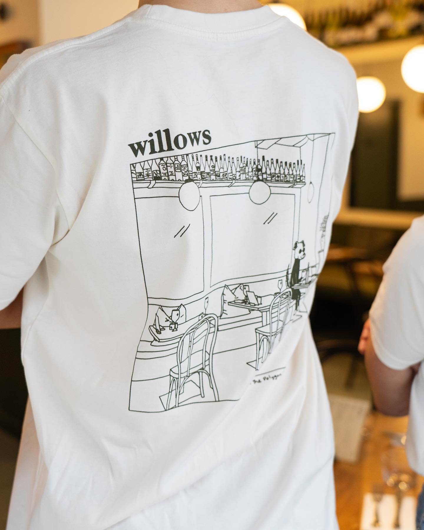 You might have seen us sauntering around in our new t&rsquo;s (available to purchase in all good retailers inc. willows) lucky for us we have the creative extraordinaire that is Patrick, who lovingly designed each and every one for us.

#willowsclaph