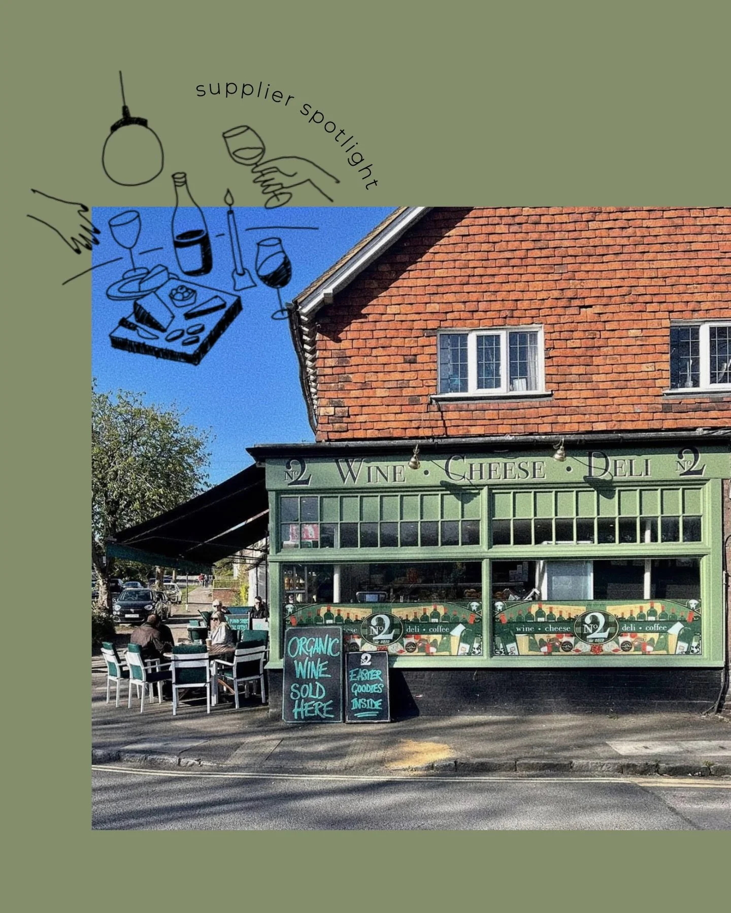 No 2 Pound Street is an independent cheesemonger &amp; wine shop, run by James and his lovely team in Wendover, Bucks (where we grew up). They have been our cheese supplier since we opened, and they source only the best British cheeses, made by produ