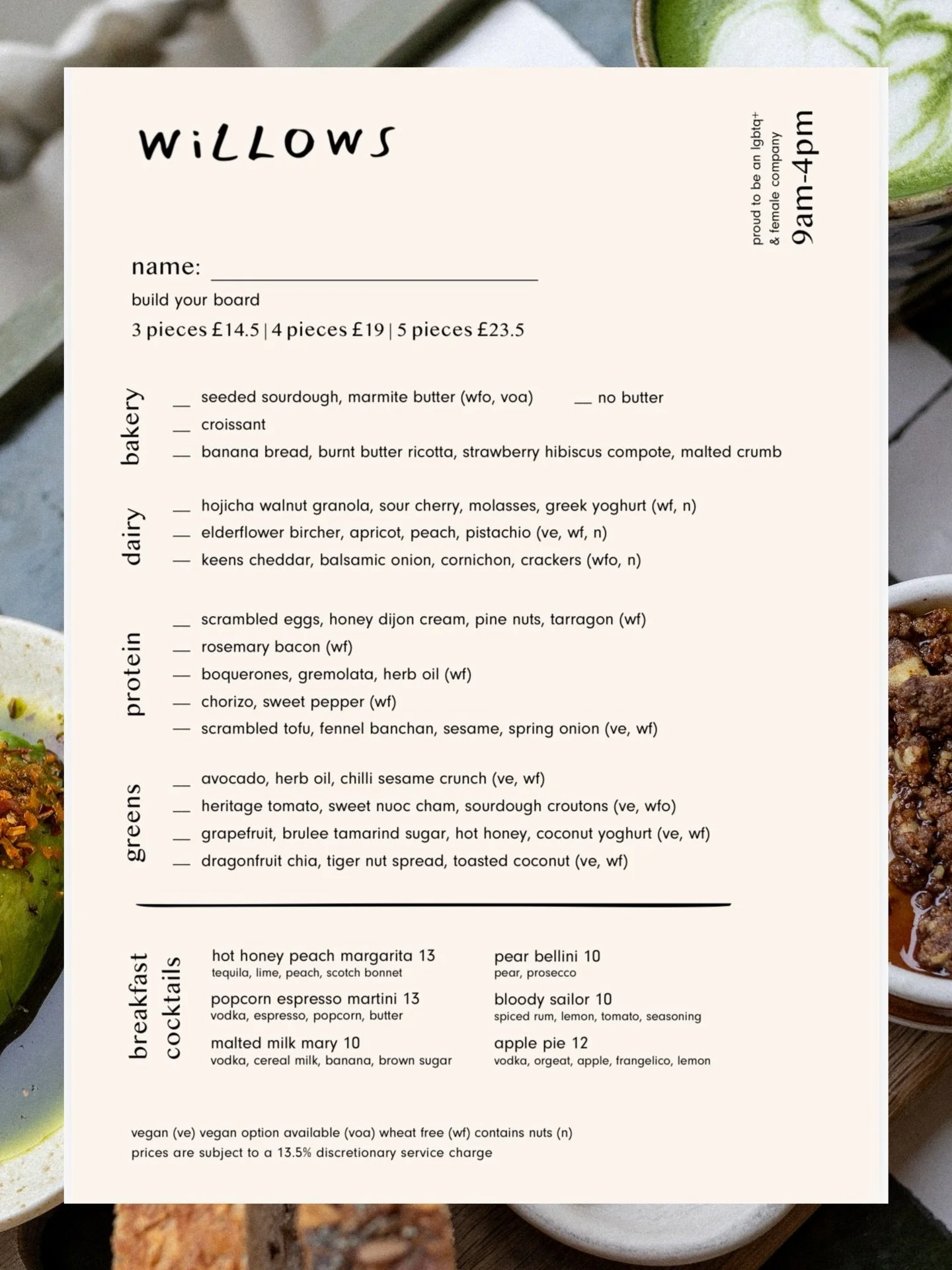 incoming, our new menu launches tomorrow. come and find a new fave 🥑