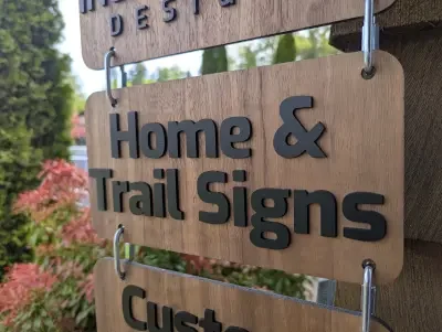 Incremental Designs - Market Sign Panel Close - Home & Trail Signs.webp
