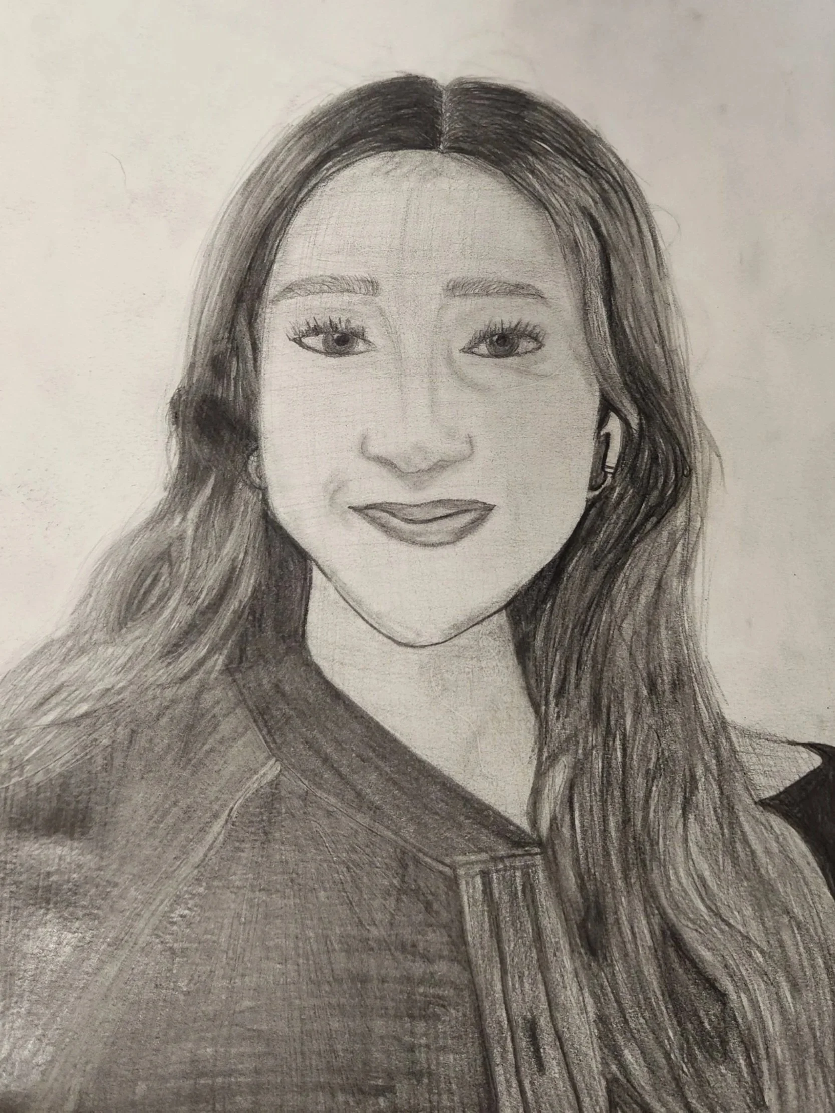 A pencil drawing done by a child in the kids art series at the art house st augustine
