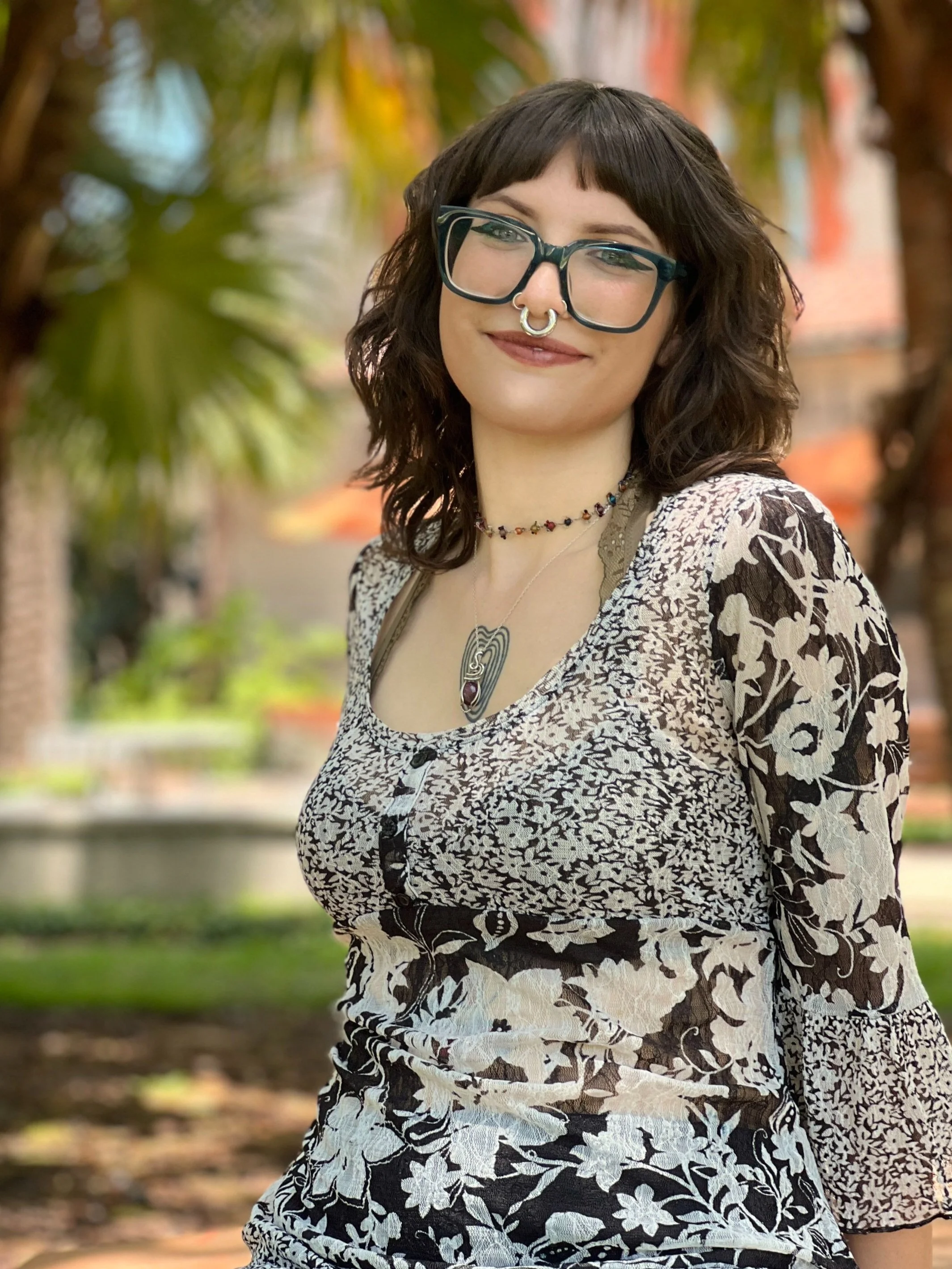 Gem Hansen, an art instructor at the art house st augustine