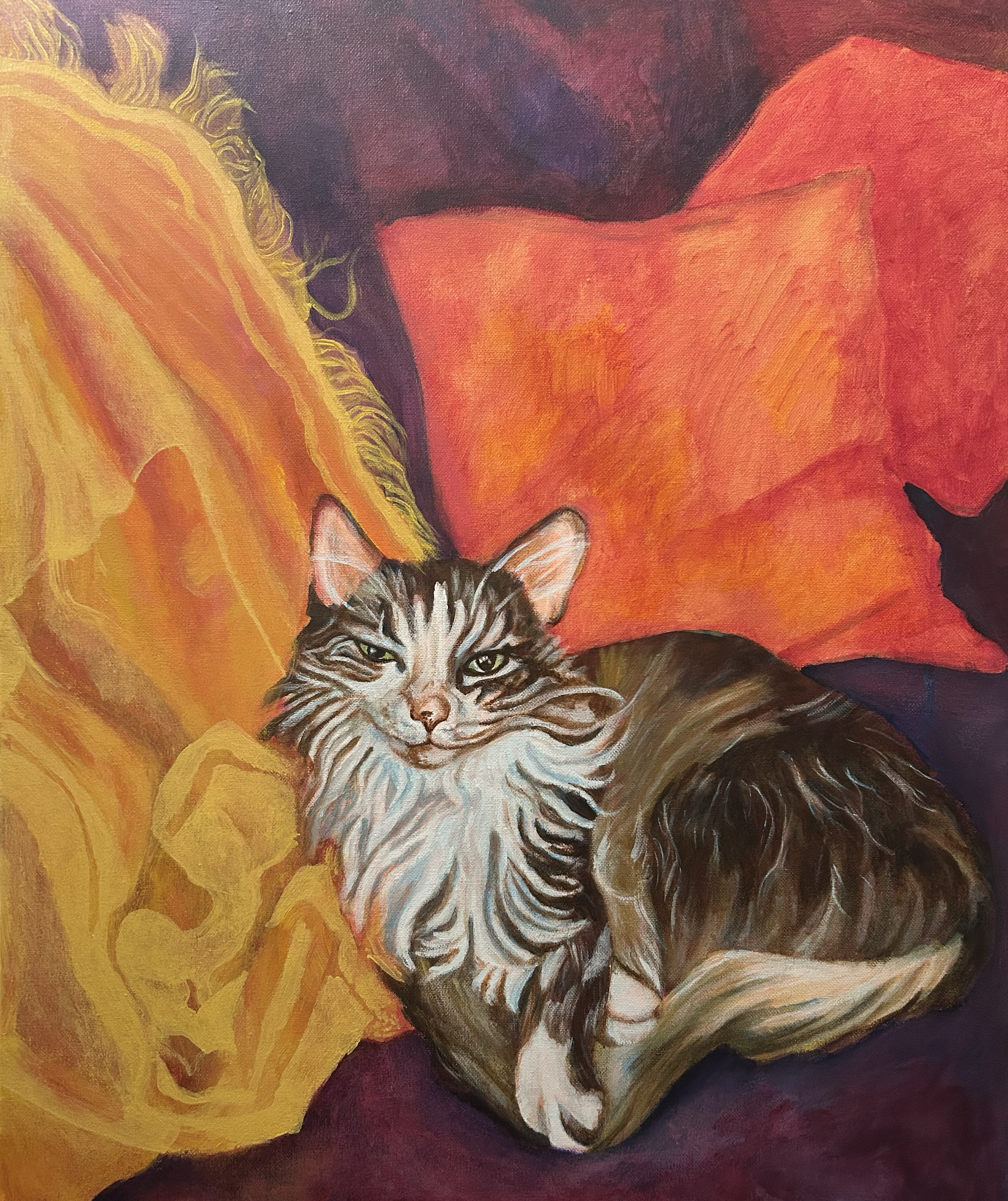 Max, 18"x24", acrylic on canvas. 