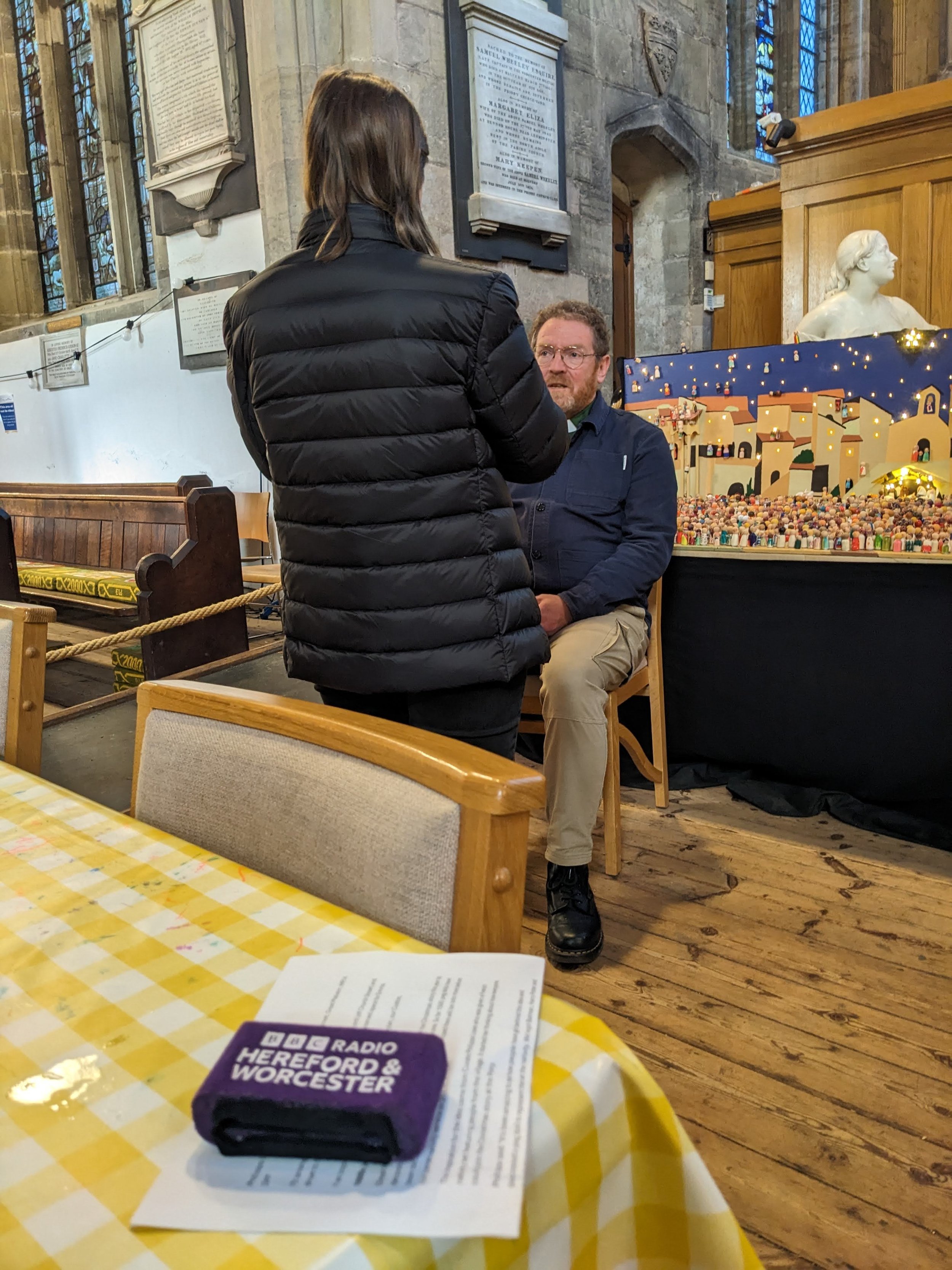 Radio Hereford and Worcester visits…