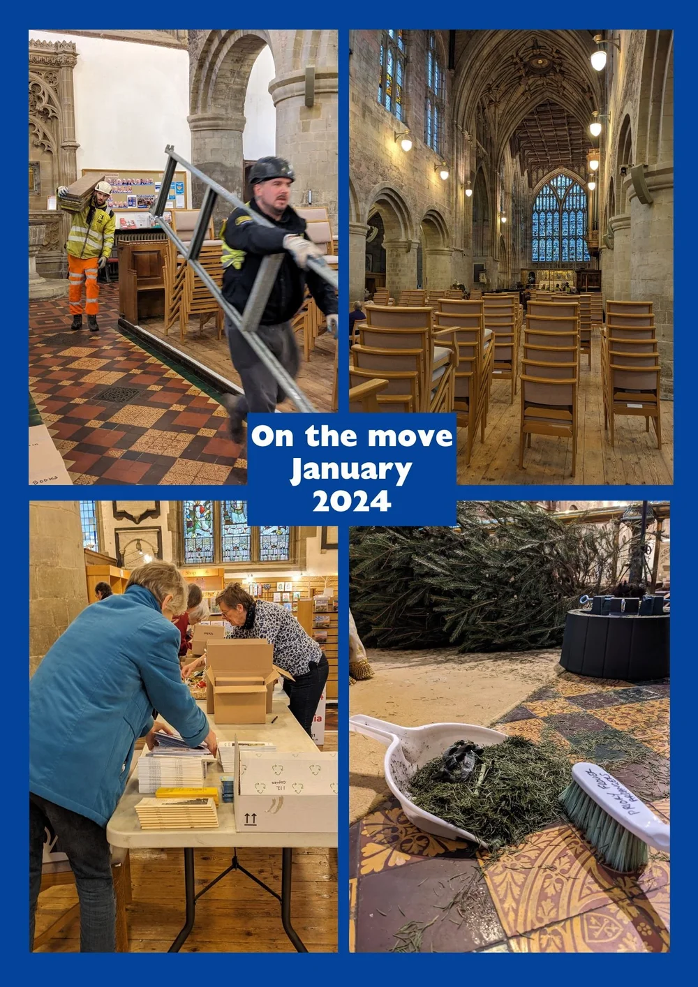 On the move — Great Malvern Priory