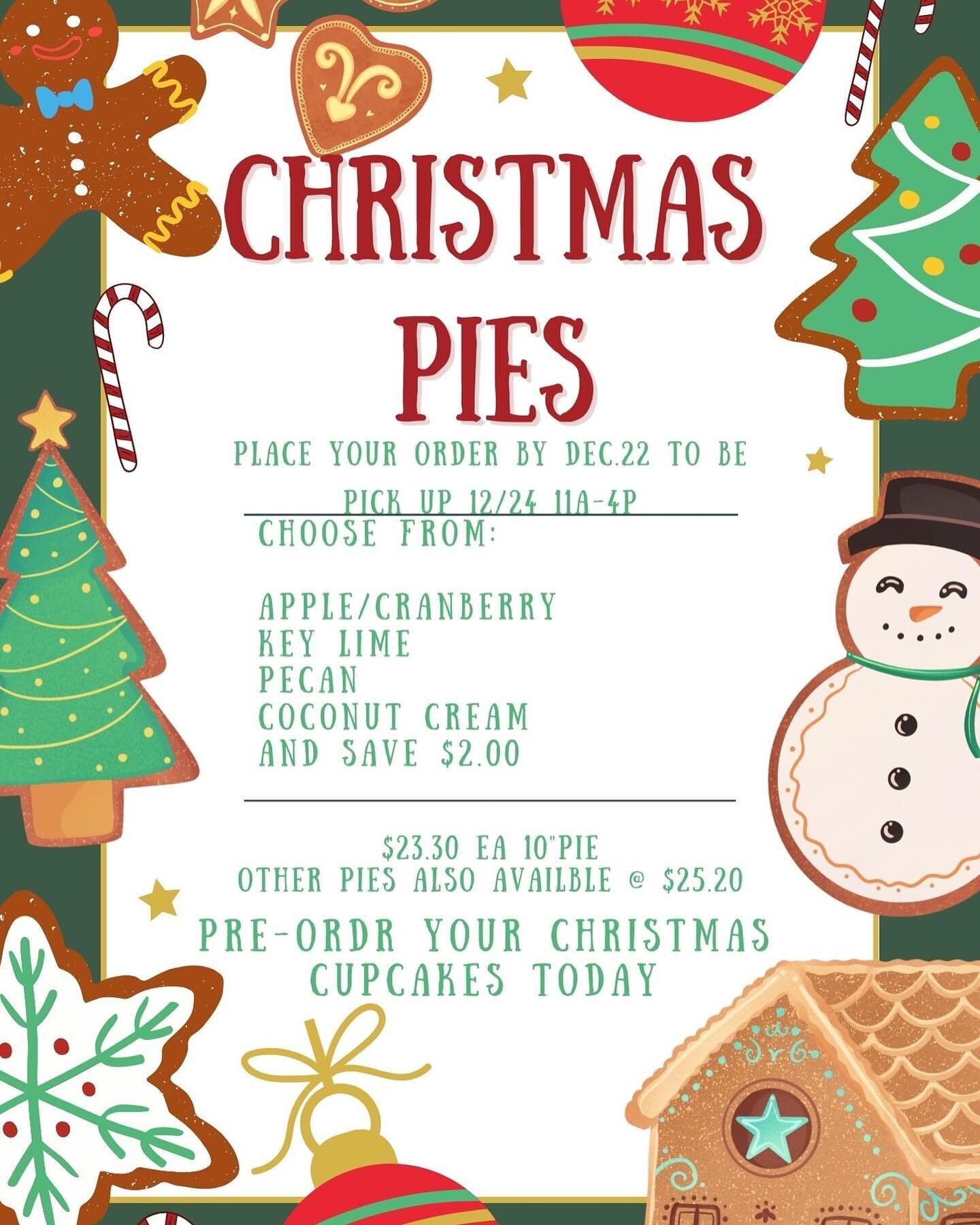 It&rsquo;s time to start thinking about #PIE What ones should you order for Holiday dinner? These are 4 specials.  But we can make any kind you desire.