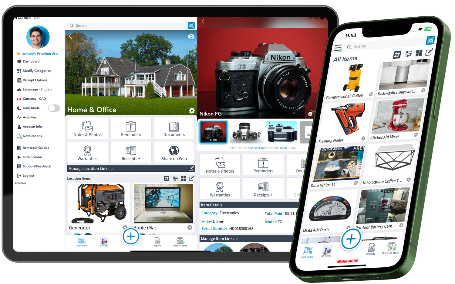 Itemtopia | The Smart Home Inventory & Organization App