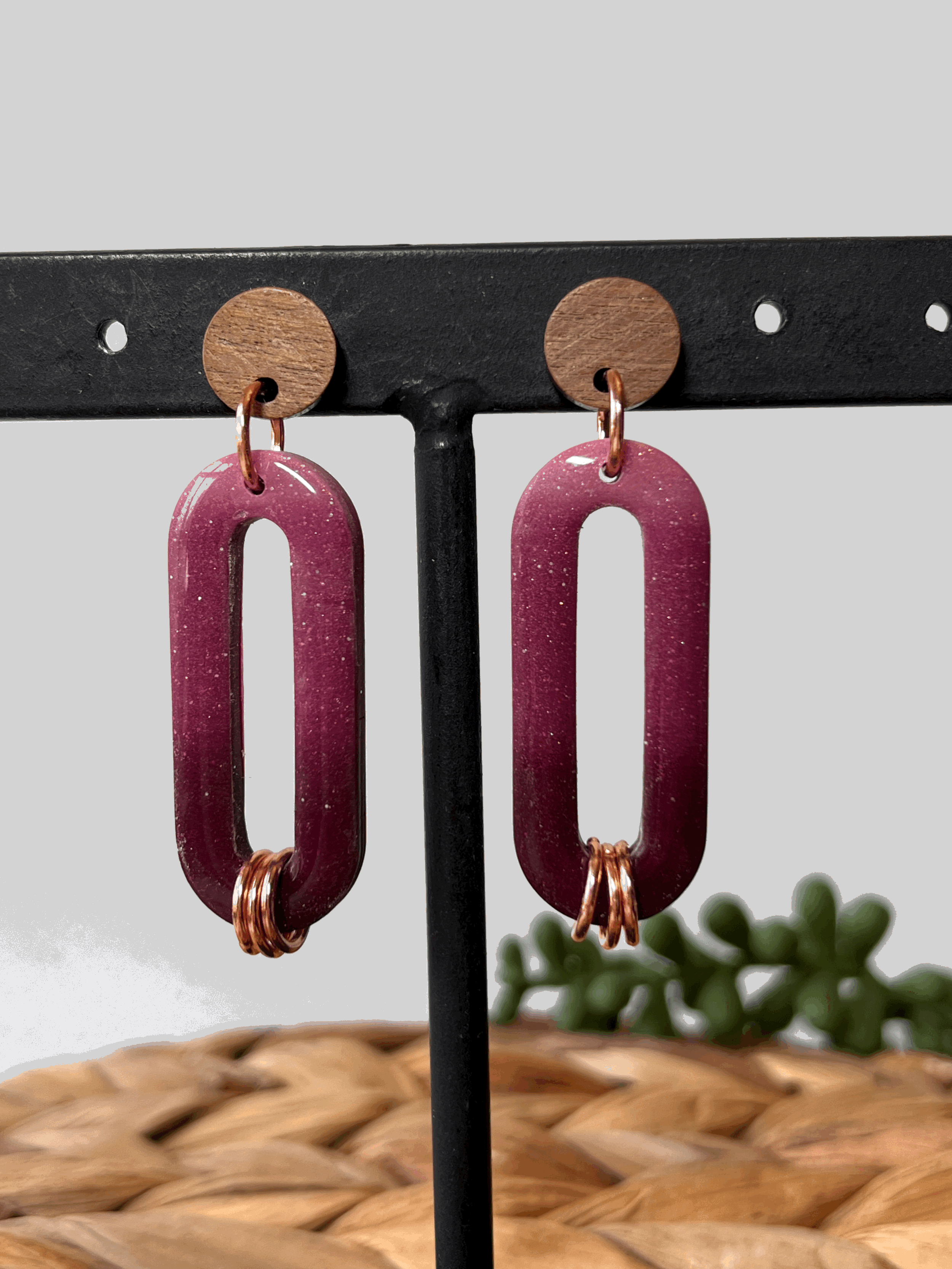 Wine Ombre Cutout Longs