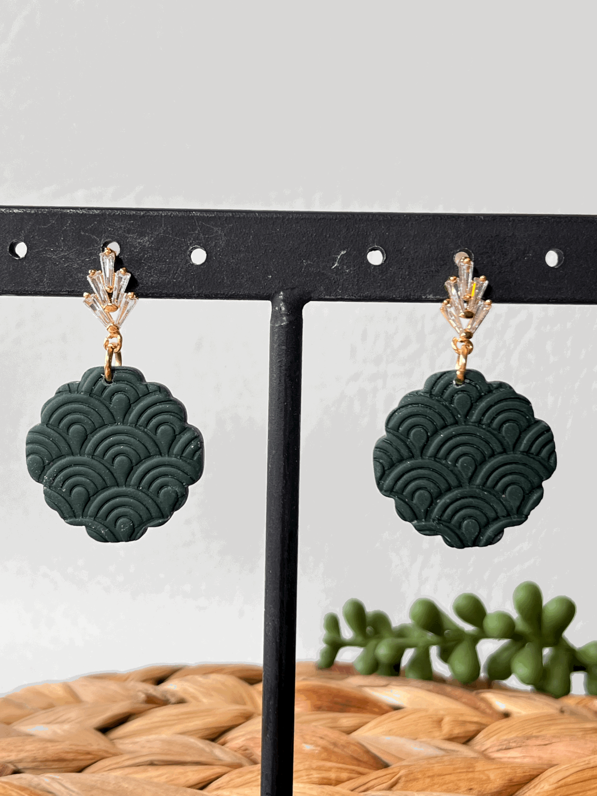 Moody Green Art Deco