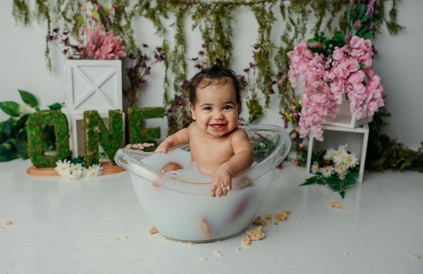 Happy First Birthday Mariah! 💗

Book a cake smash session for the next week and get a FREE splash session. These can be booked April-December of 2024. 

What is a splash session? We do a cake smash and then put baby in a tub after the messy cake! It