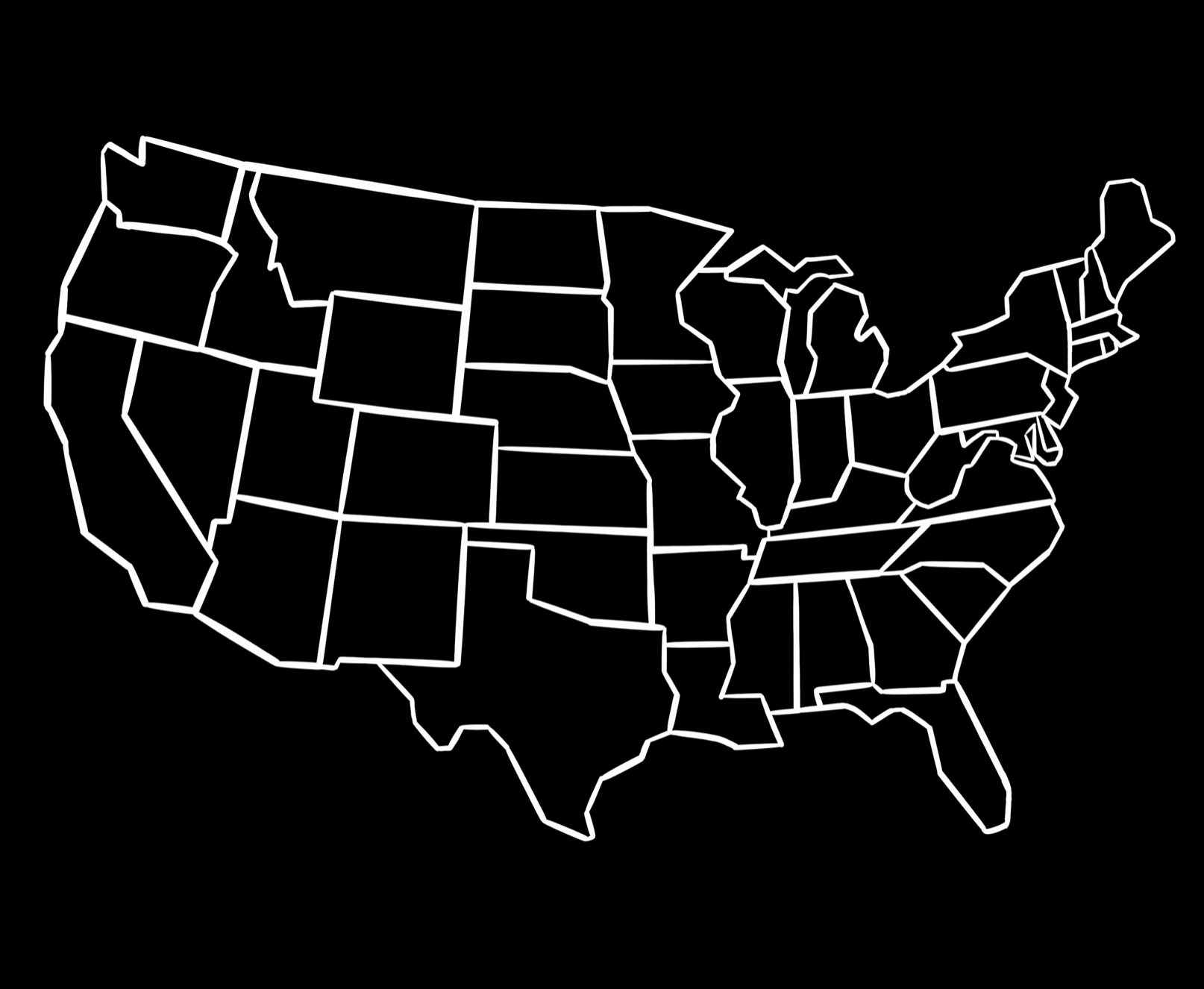 Map of United States