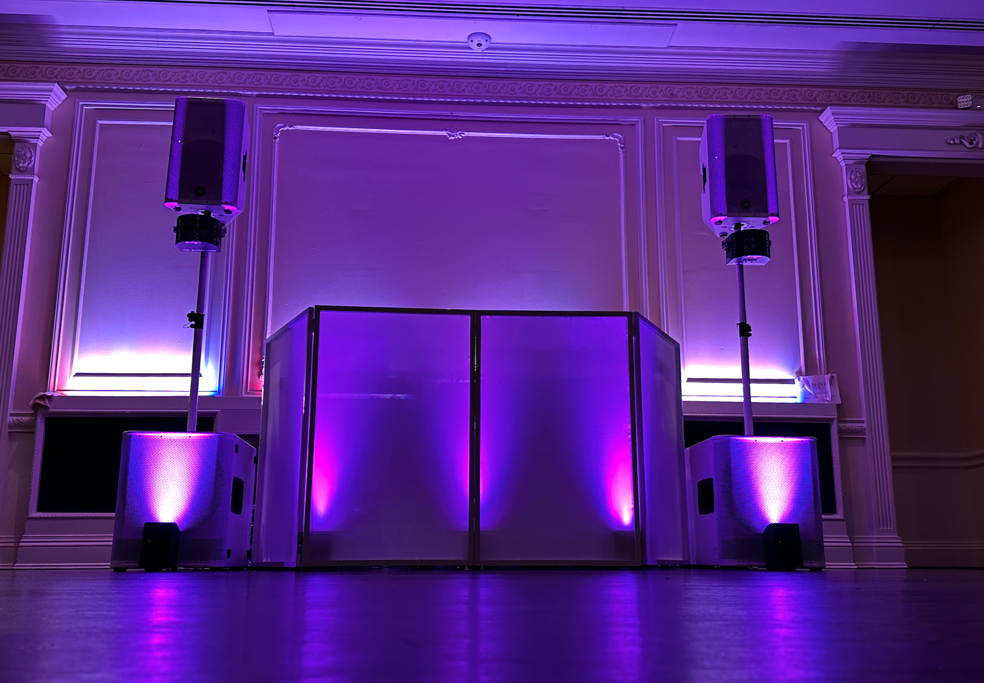 White DJ Setup