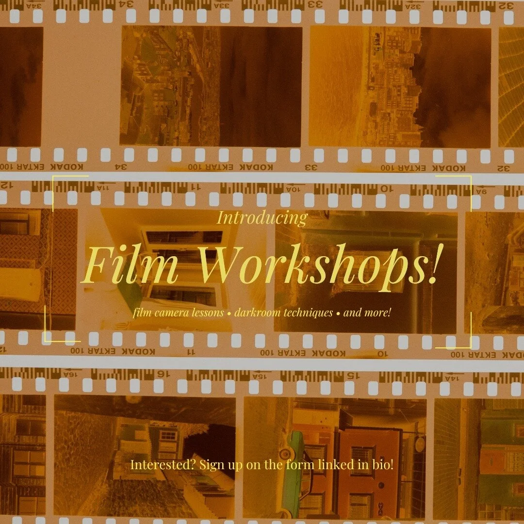 Interested in film photography? Want to learn how to use a film camera and print your photos? Participate in our film workshops! This quarter, we are launching a series of introductory workshops to the film photography and printing process. If intere