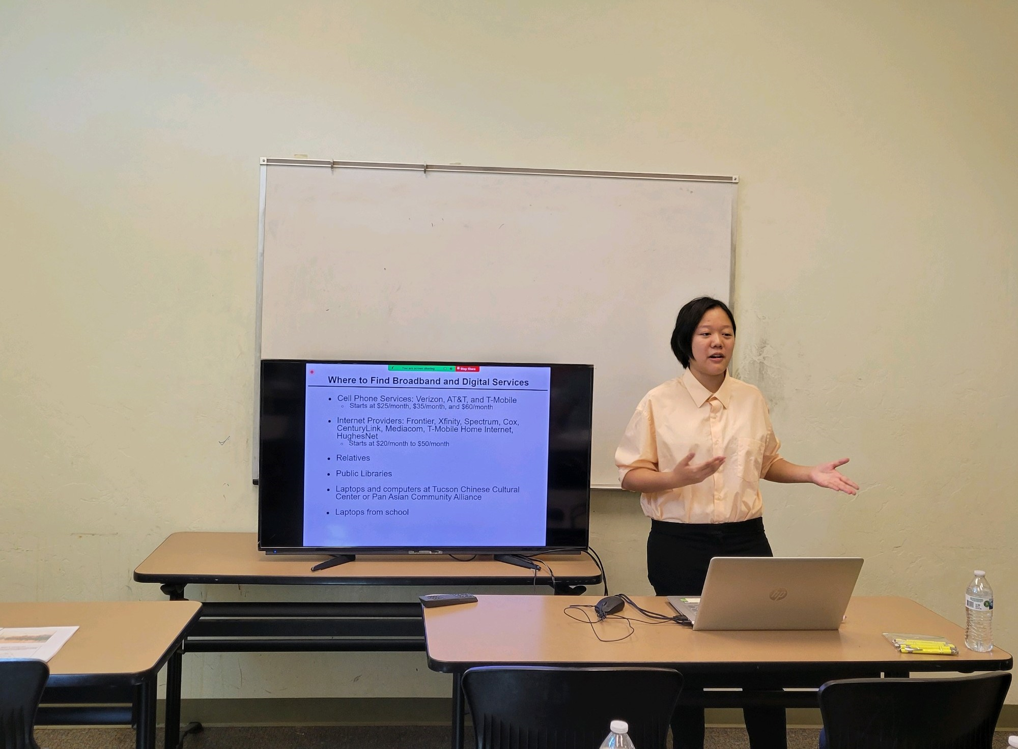 Amber Li discussed where to get affordable cell phone and internet services.