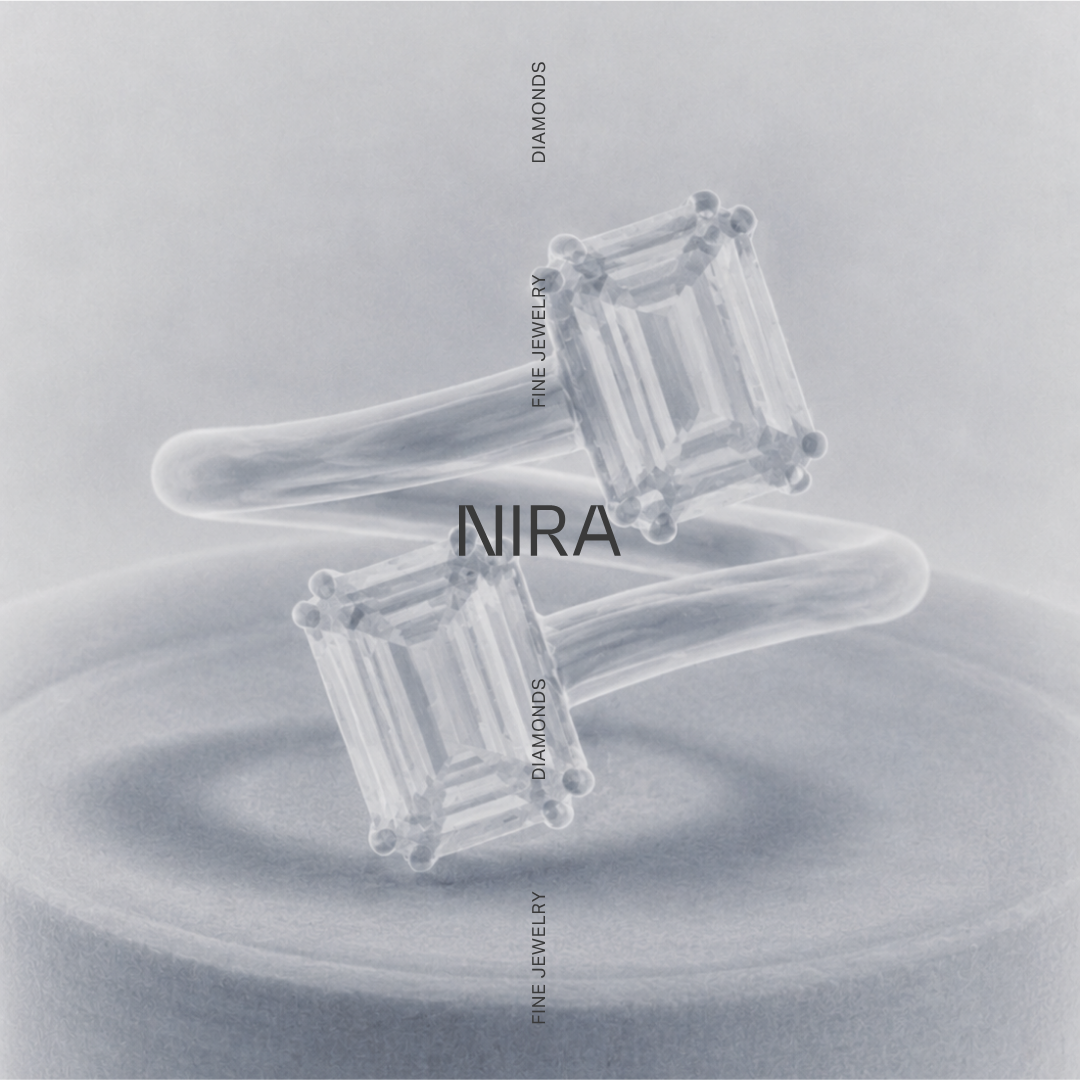Nira Diamonds stationery and brand collateral