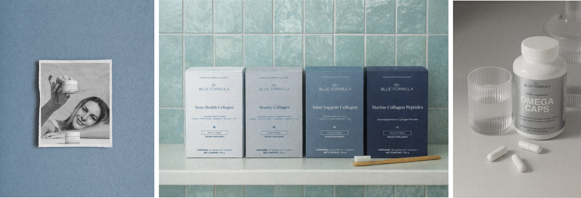 Diseño de packaging premium para línea de suplementos wellness