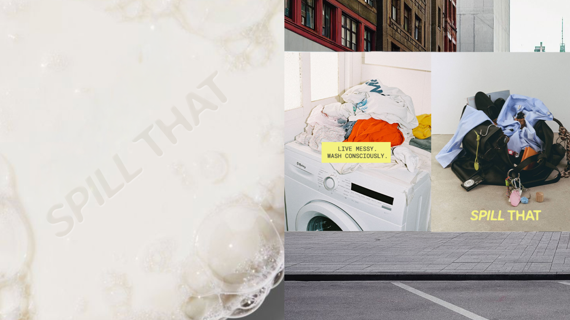 Spill That brand identity product photography