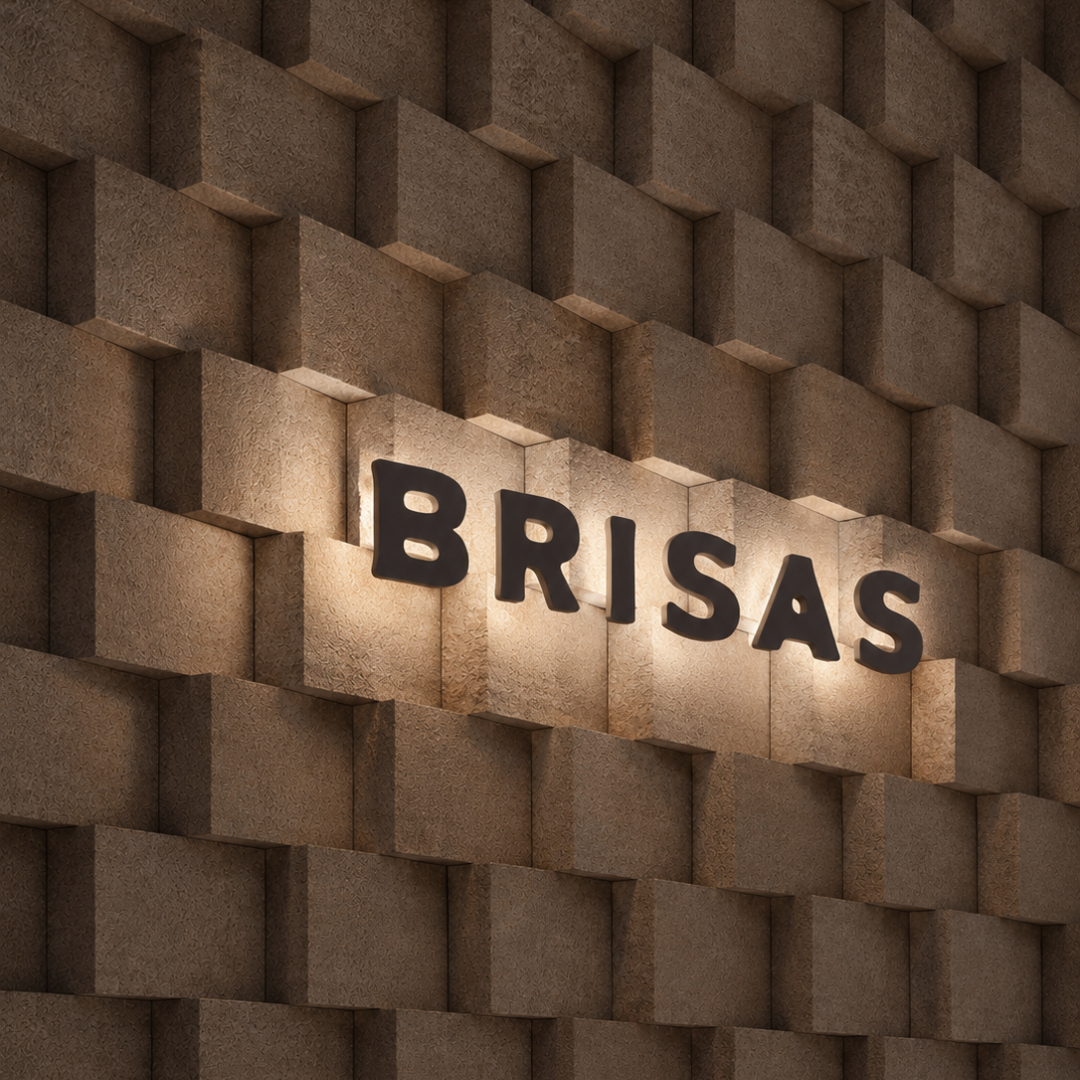 Brisas Padel brand patterns and textures