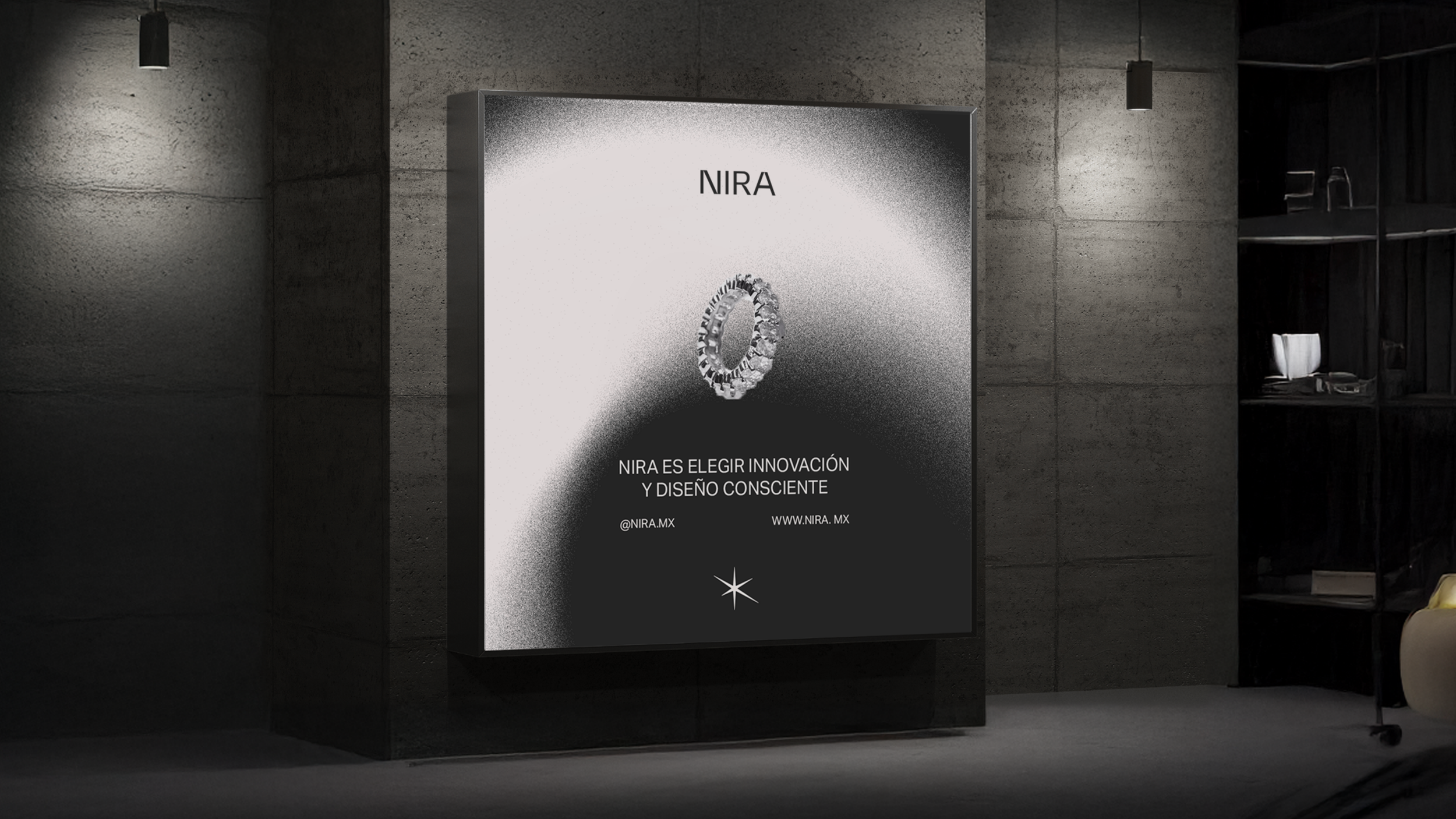 Nira Diamonds brand mark and logo presentation