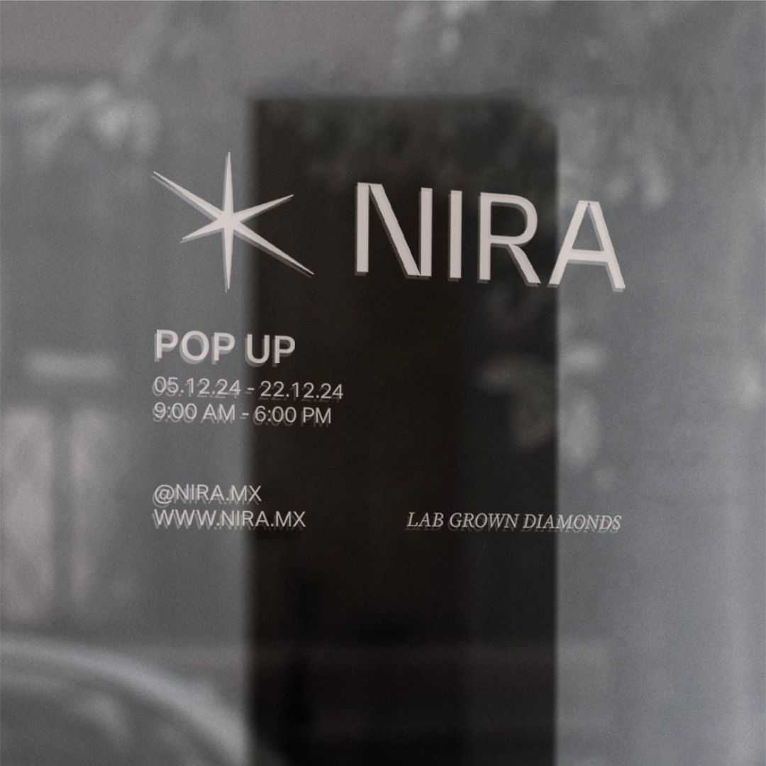 Nira Diamonds color palette and visual identity system