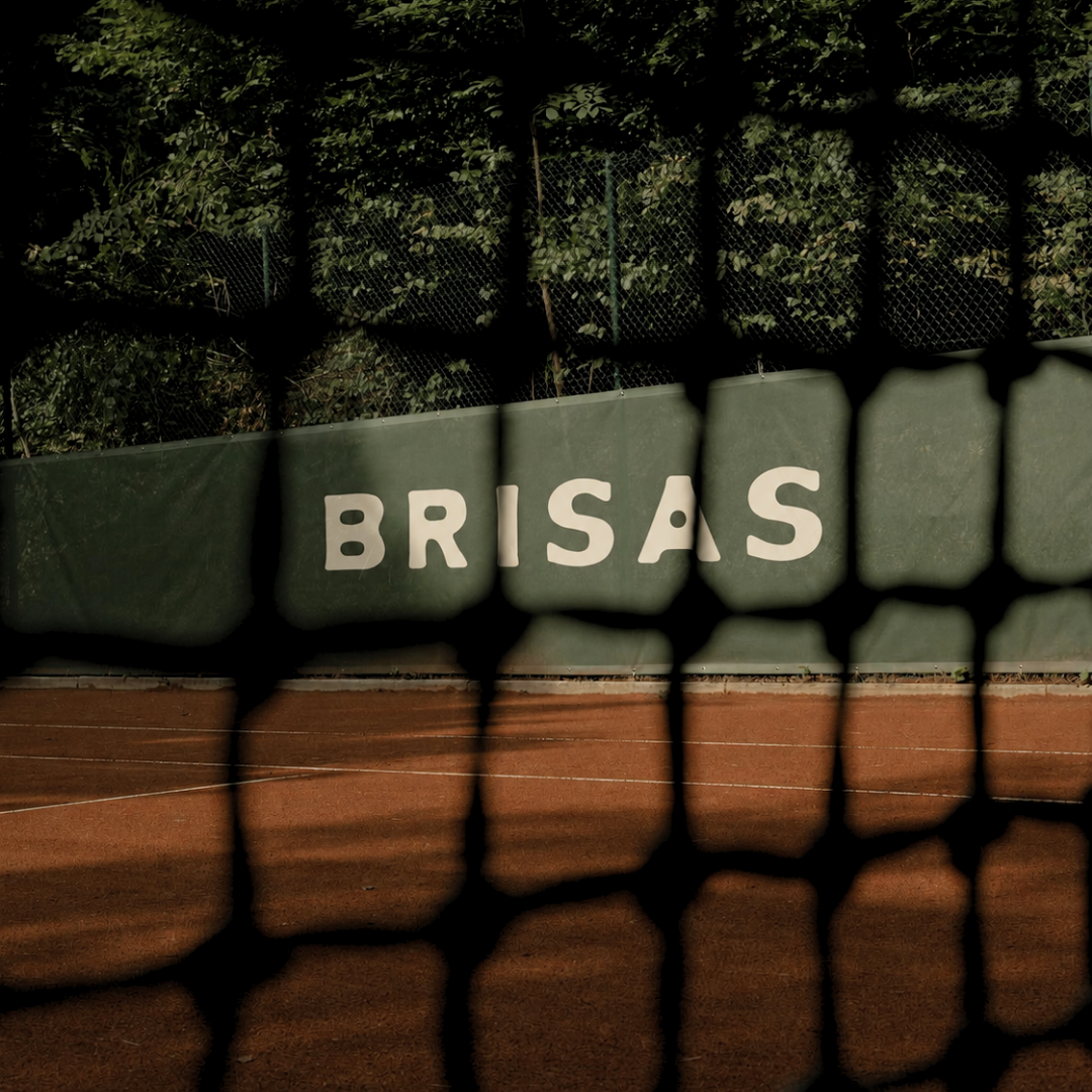 Brisas Padel brand identity mockup