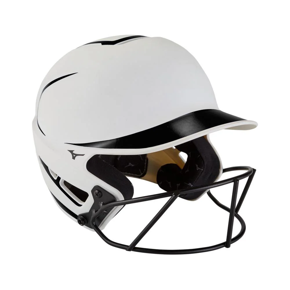 Mizuno Fastpitch Softball Two-Tone Batting Helmet with Mask