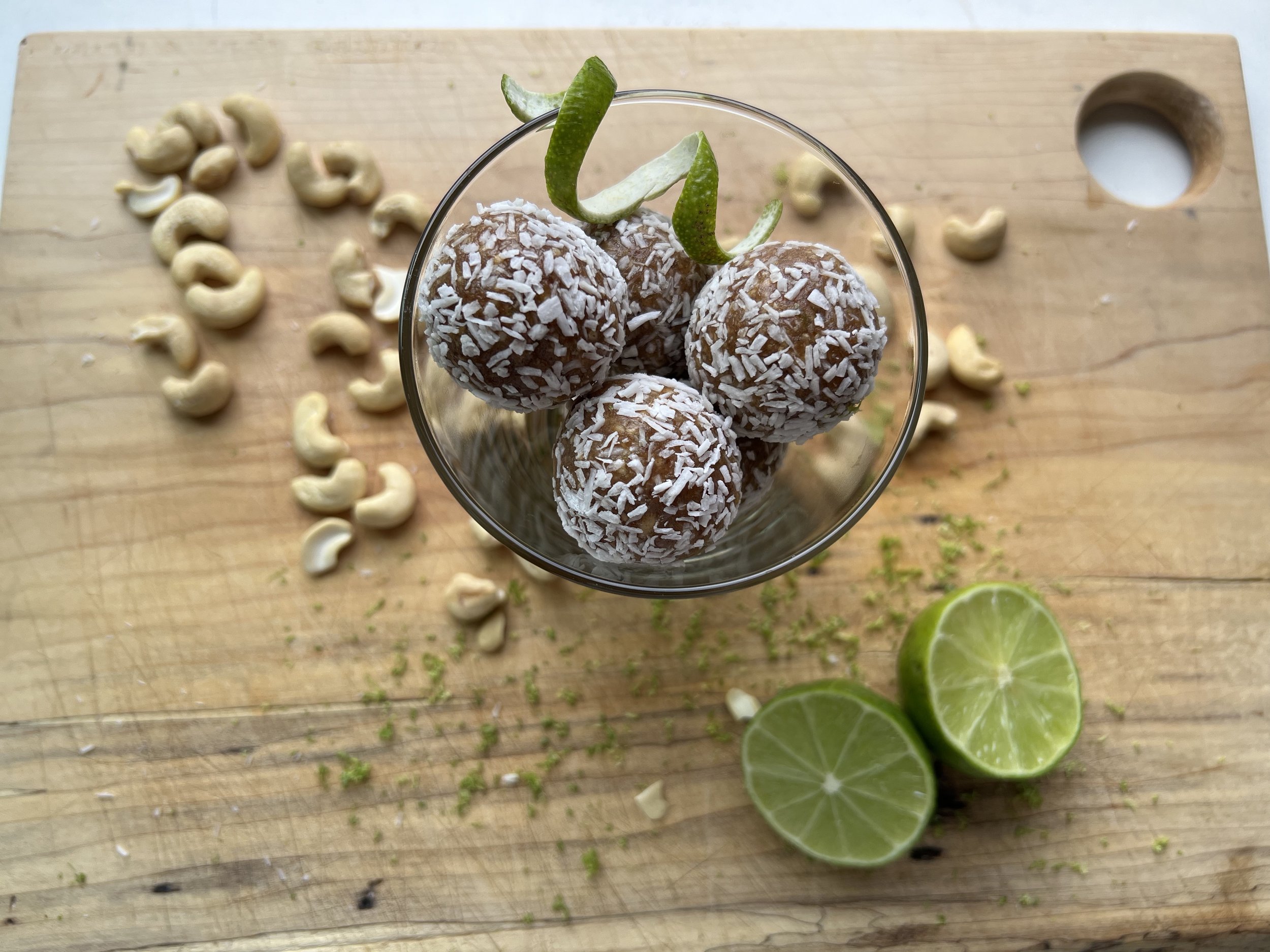Key Lime Energy Balls