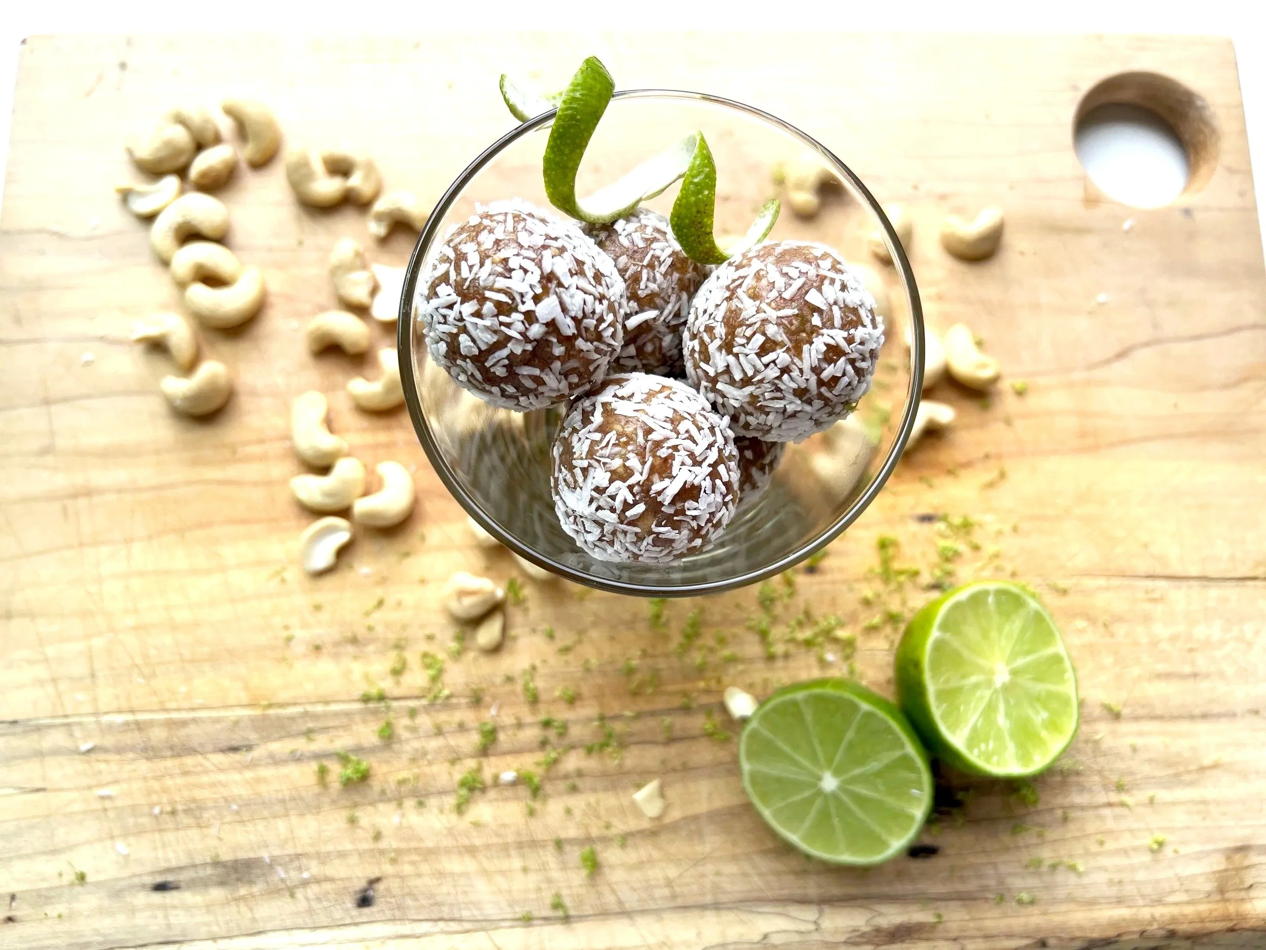 Key Lime Energy Balls