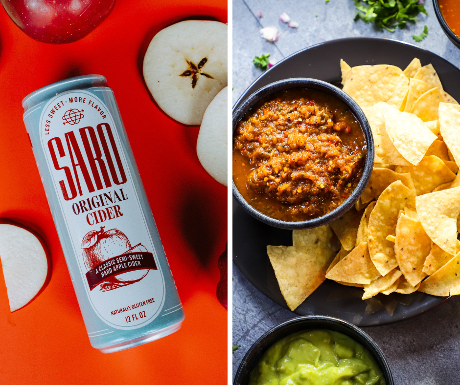 Saro Original Cider &amp; Chips and Dip