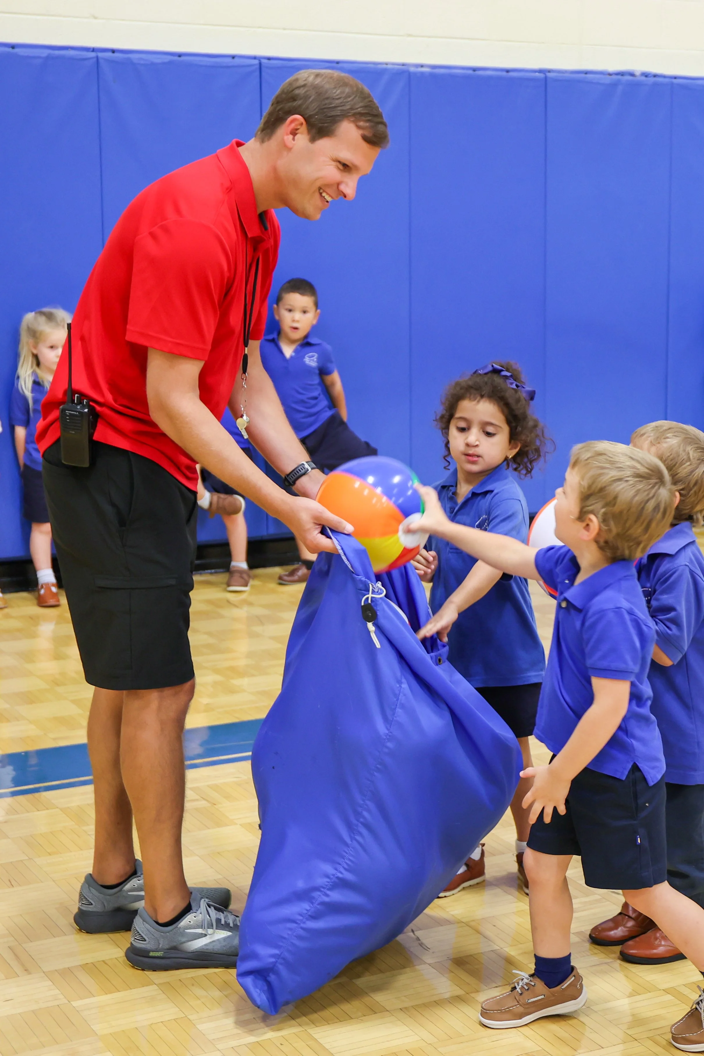 Holy Rosary Students on Playground