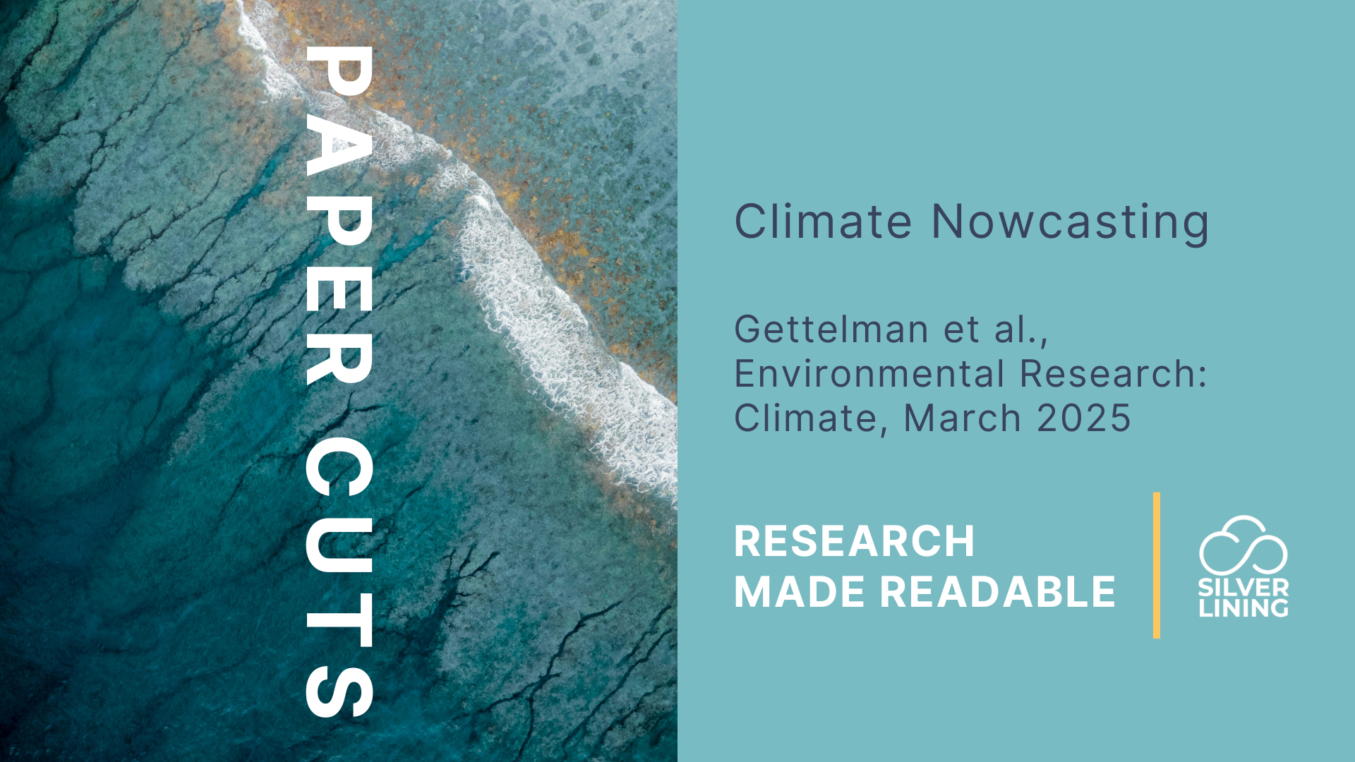 006 | Predicting Tomorrow's Extremes: A New Science of Environmental Nowcasting