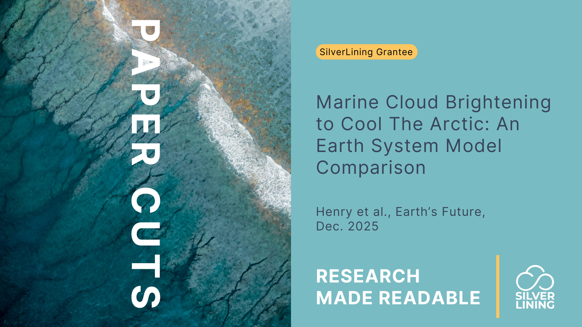 007 | Could Brighter Clouds Provide Regional Cooling? A Multi-Model Arctic Investigation