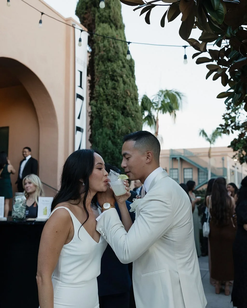 Cheers to love, laughter, and happily ever after &mdash; sipping margaritas as Mr. and Mrs. 🍹💍

Planning I @arches.sd 
Photographer I&nbsp;@jasminebrookephotography
Couple I @tanyaoei @dmaclan_dmd 
Venue | @bldg177 
Catering I @wildthymeco