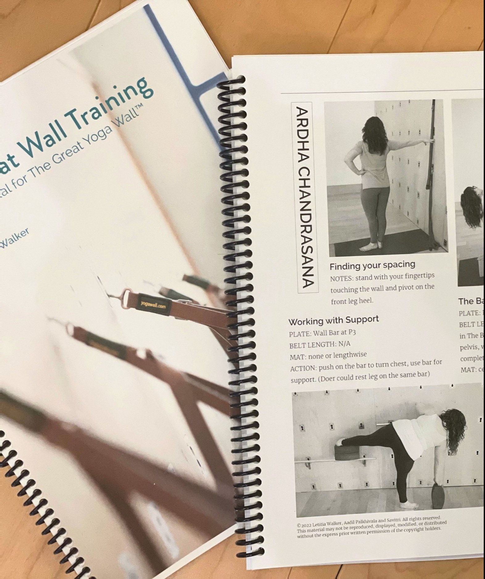 Image of Resources at Great Yoga Wall straps at Purna Yoga 828 in Asheville, NC