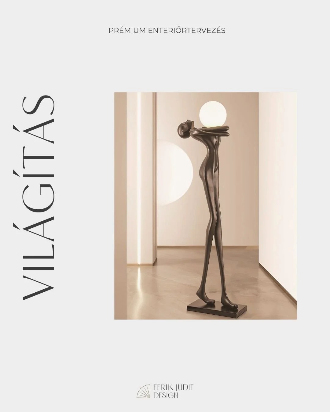 VIL&Aacute;G&Iacute;T&Aacute;S

A minős&eacute;gi enteriőr egyik legfontosabb alapja a j&oacute;l megv&aacute;lasztott vil&aacute;g&iacute;t&aacute;s. Sz&aacute;momra a l&aacute;mp&aacute;k nem kieg&eacute;sz&iacute;tők, hanem a t&eacute;r egyik legf