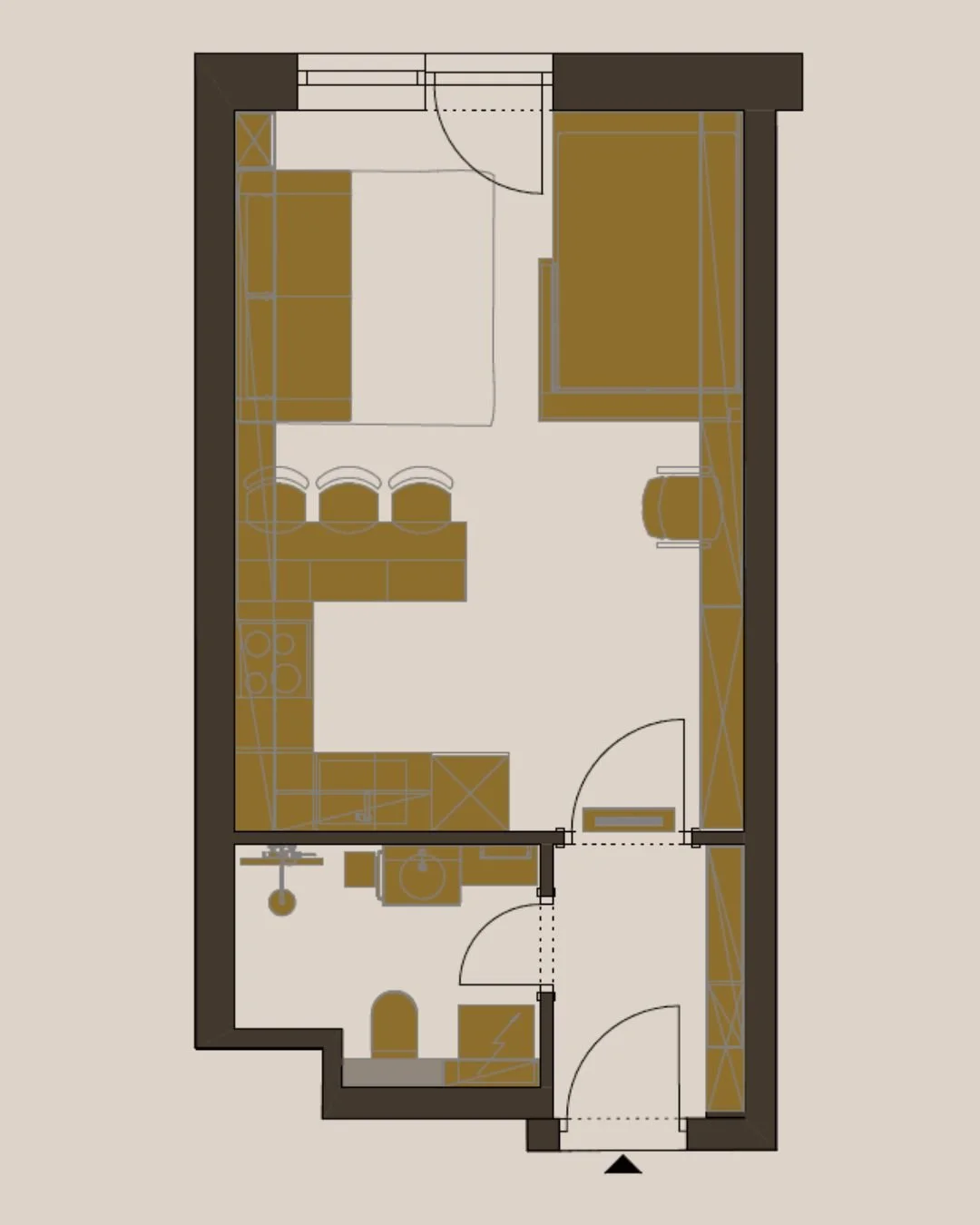 ALAPRAJZ &ndash; GARZONLAK&Aacute;S PROJEKT

Egy garzonlak&aacute;sn&aacute;l nincs hely kompromisszumokra. Itt az alaprajz nem csak fontos, hanem egyenesen kritikus. El&eacute;g egy rossz d&ouml;nt&eacute;s, &eacute;s az eg&eacute;sz t&eacute;r zs&u