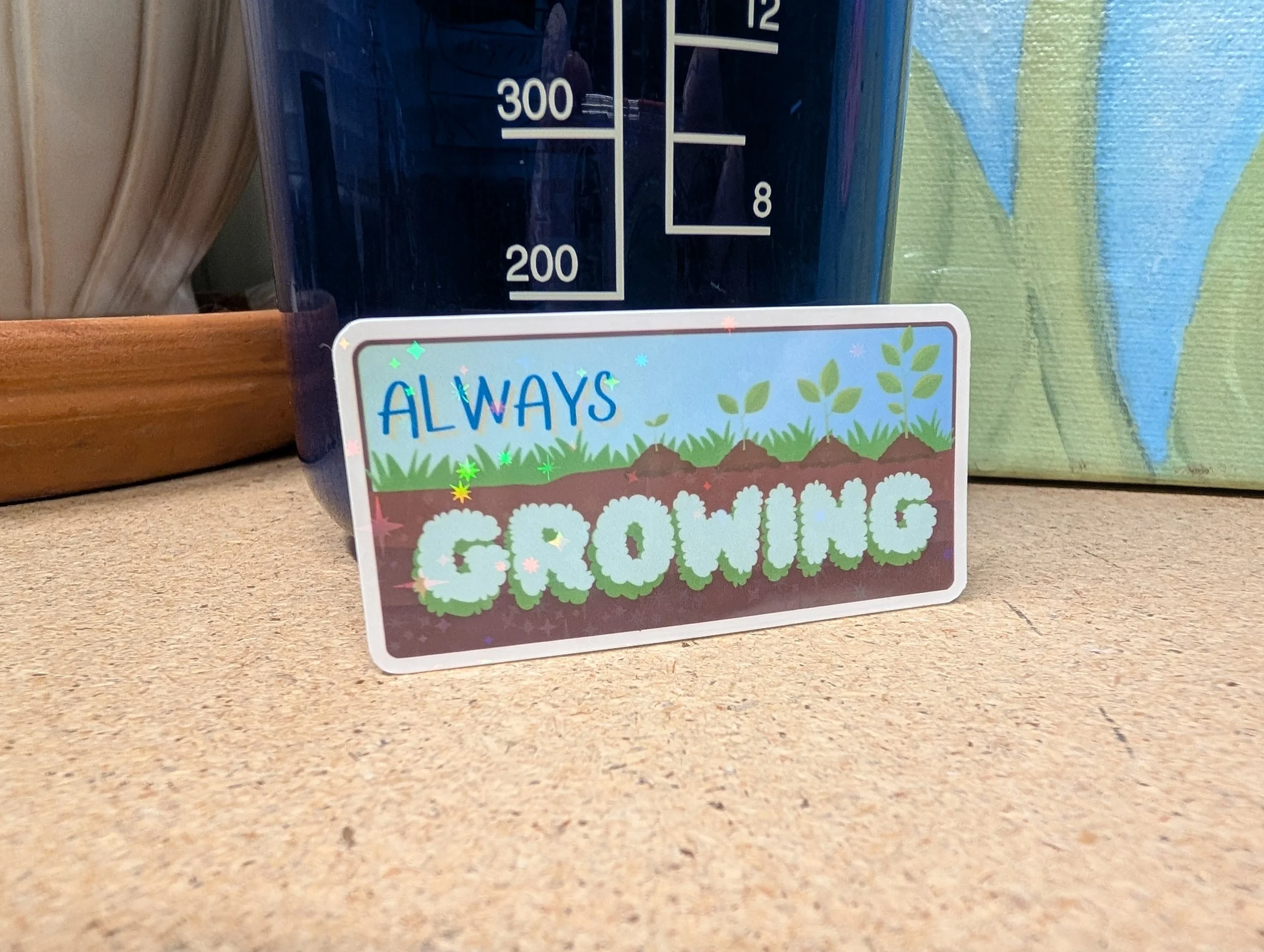“Growing” Sticker